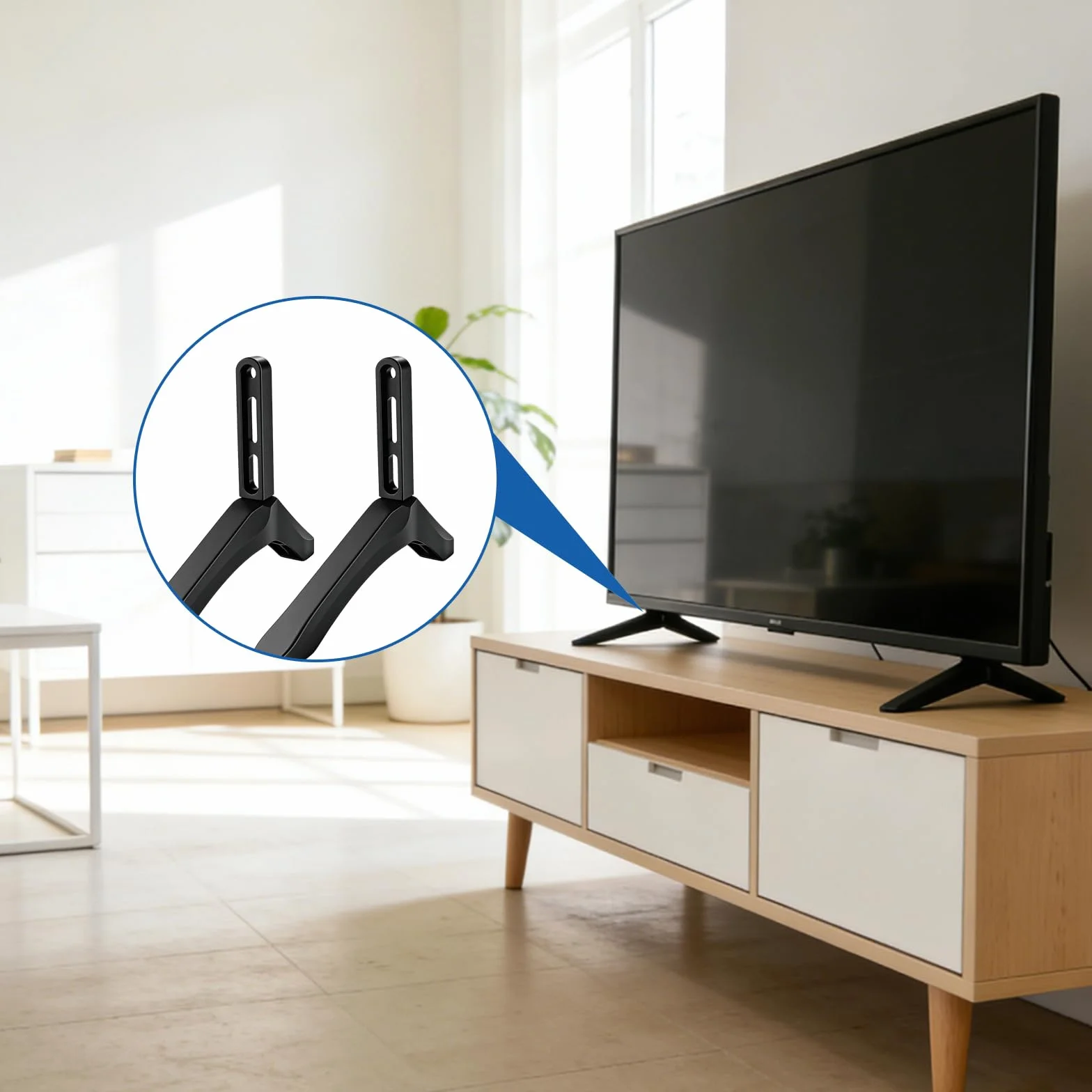 Soporte Universal para TV de 32 a 65 Pulgadas LCD LED OLED con Tornillos