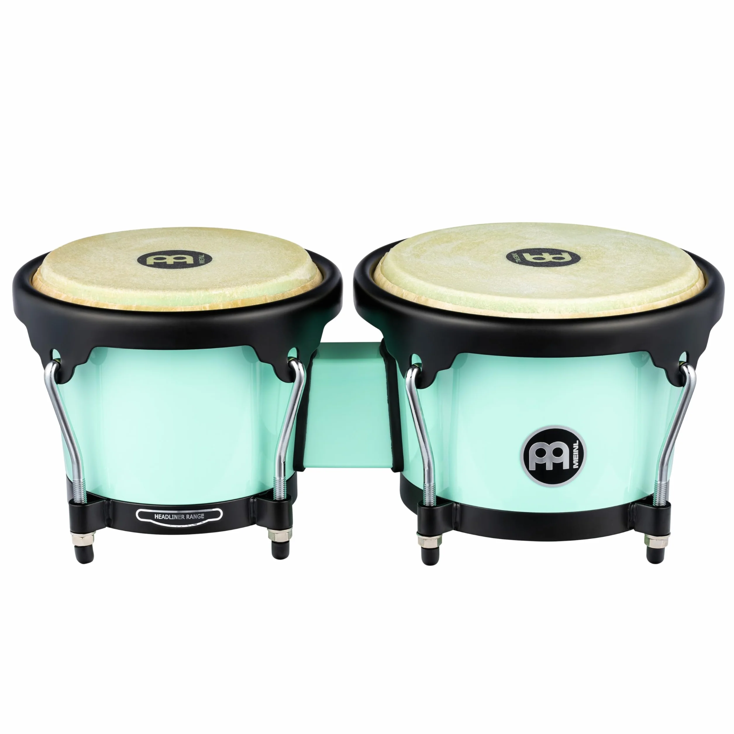 MEINL Percussion Headliner Bongo - Journey Series - Special Edition - 6 1/2" Macho & 7 1/2" Hembra - Seafoam Green (HB50SF)