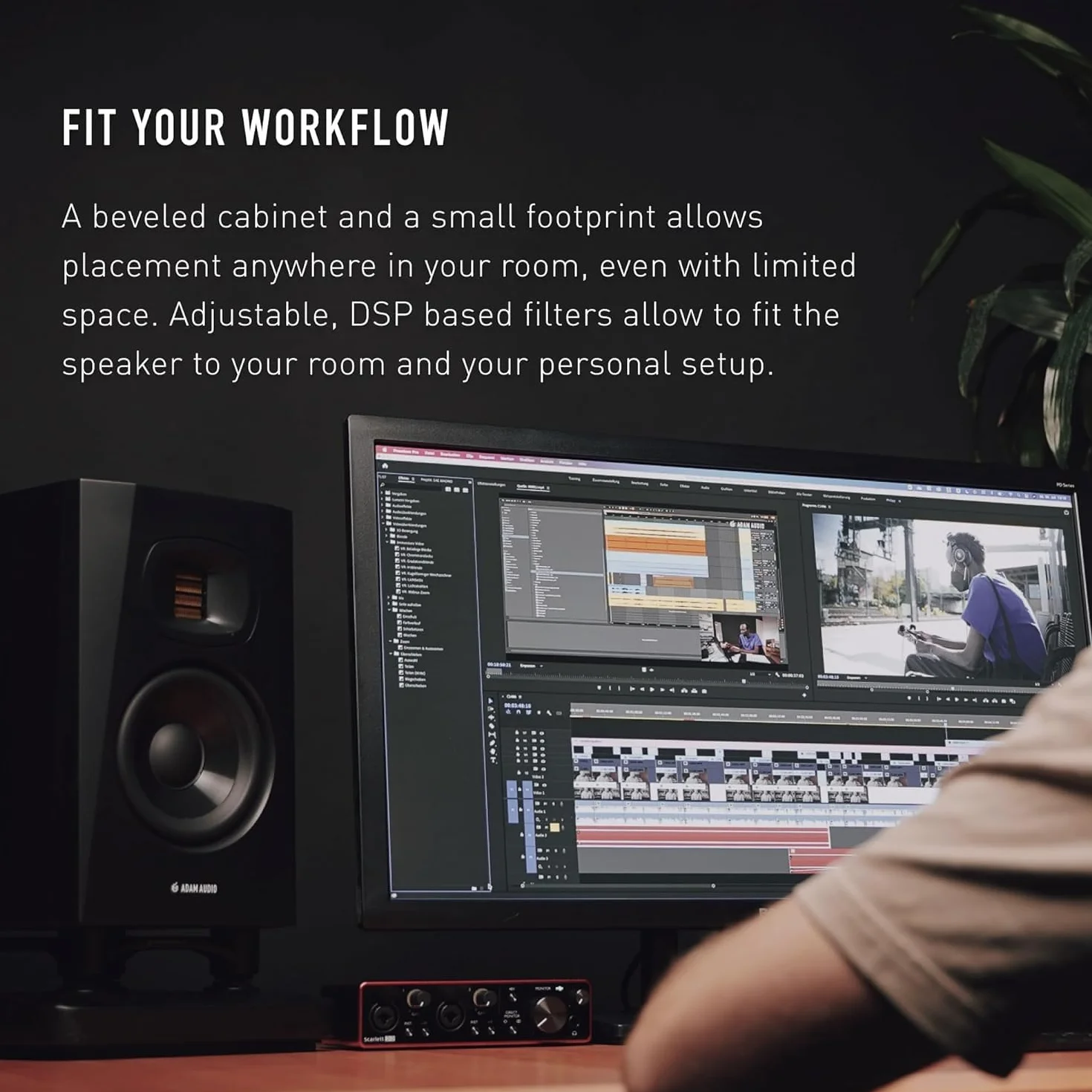 ADAM T5V 5" Nearfield MONITOR ALTAVOZ