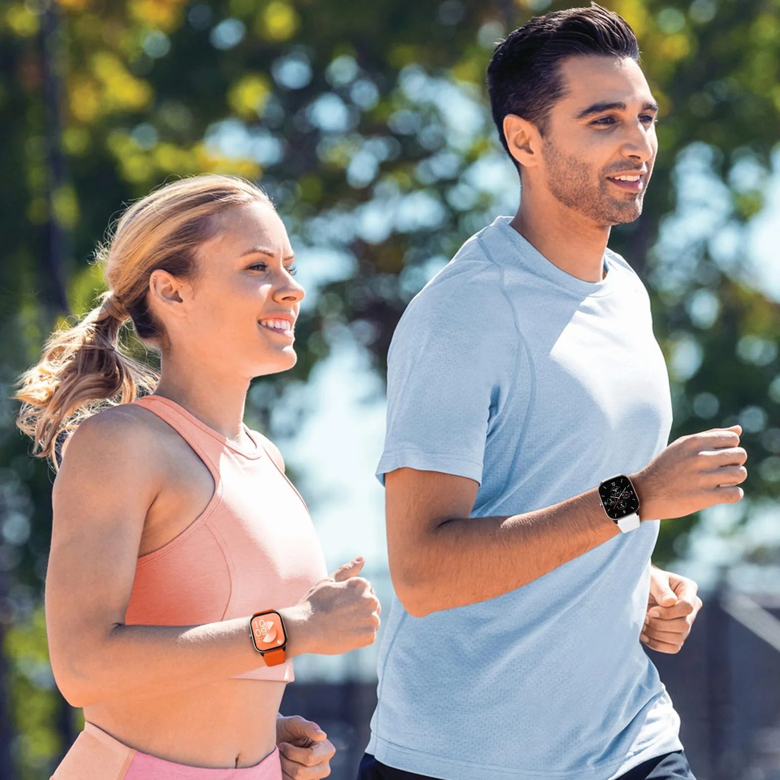 Correas 20mm Compatibles con Amazfit GTS 4, GTS 3, GTS 2, Bip 3, Bip U, Bip S, Bip - Silicona 5 Piezas