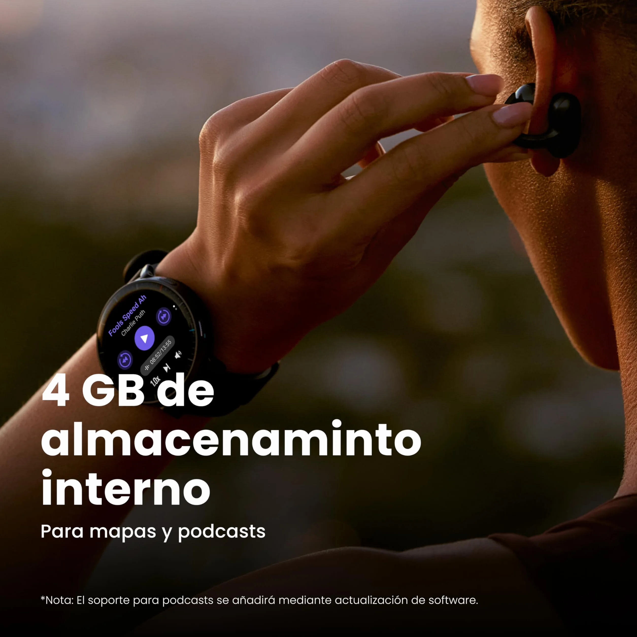 Amazfit Active MAX Reloj Inteligente 48mm, Pantalla AMOLED 1.5", Batería hasta 25 Días, Mapas, NFC, GPS, 170+ Deportes, Resistente al Agua, Ritmo Cardíaco y Sueño, Smartwatch para Android iPhone