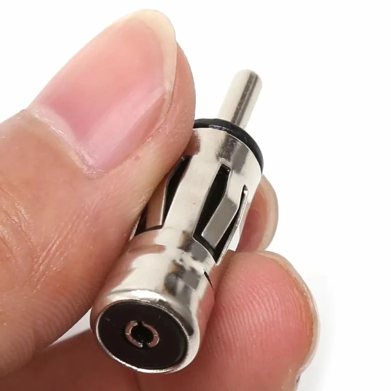 AUTOZOCO Adaptador de Antena para Coche ISO a DIN, Convertidor Universal 4 cm
