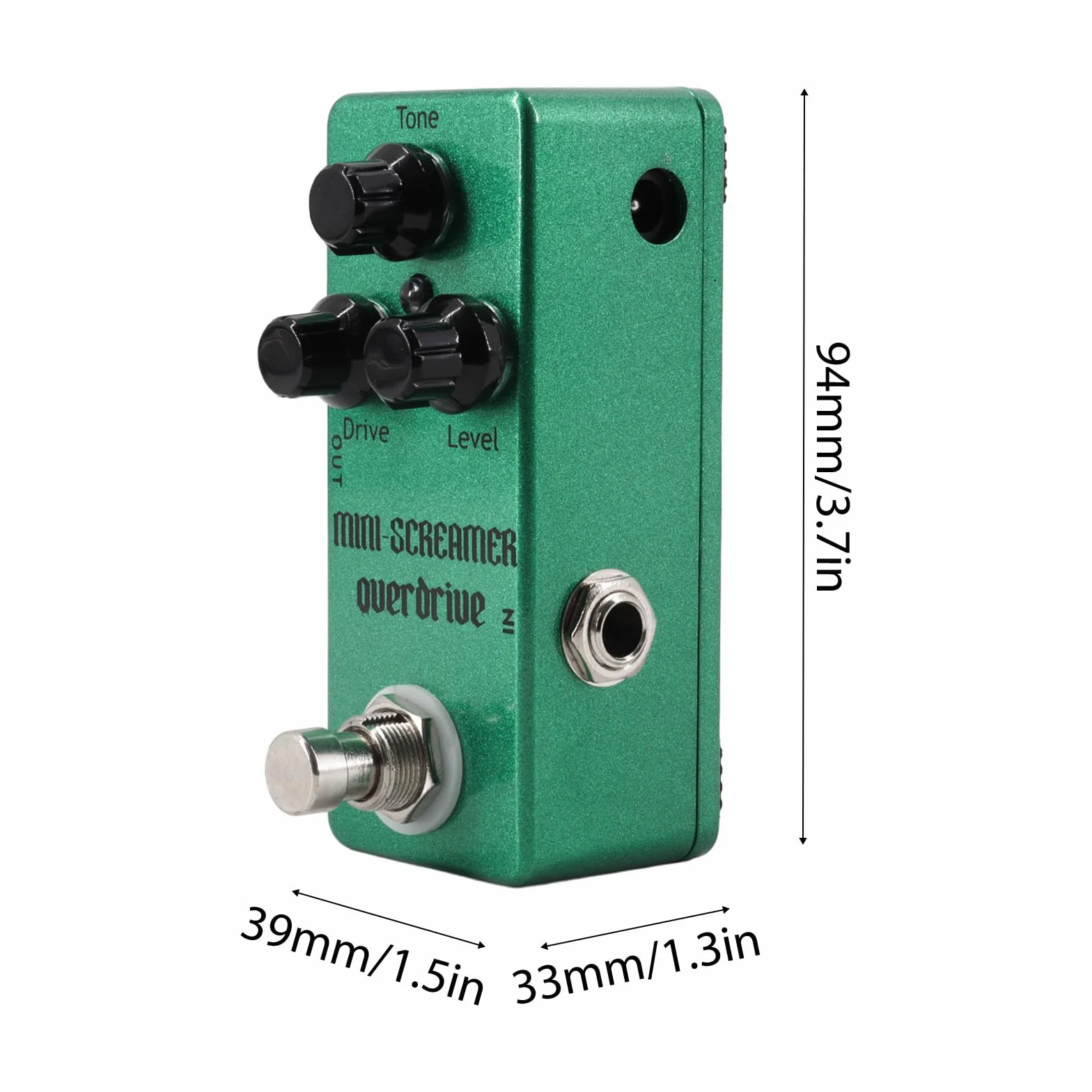 Btuty pedal de guitarra reducción de ruido de guitarra Pedal de efectos de guitarra eléctrica Interfaz de entrada/salida Mini efecto de reducción de ruido de guitarra