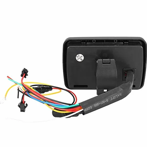 SEMAL Motocicleta Audio MP3 Radio de Sonido Altavoces EstéReo Bluetooth Impermeable FM 5 EQ Funciones Pantalla LCD USB/SD/TF