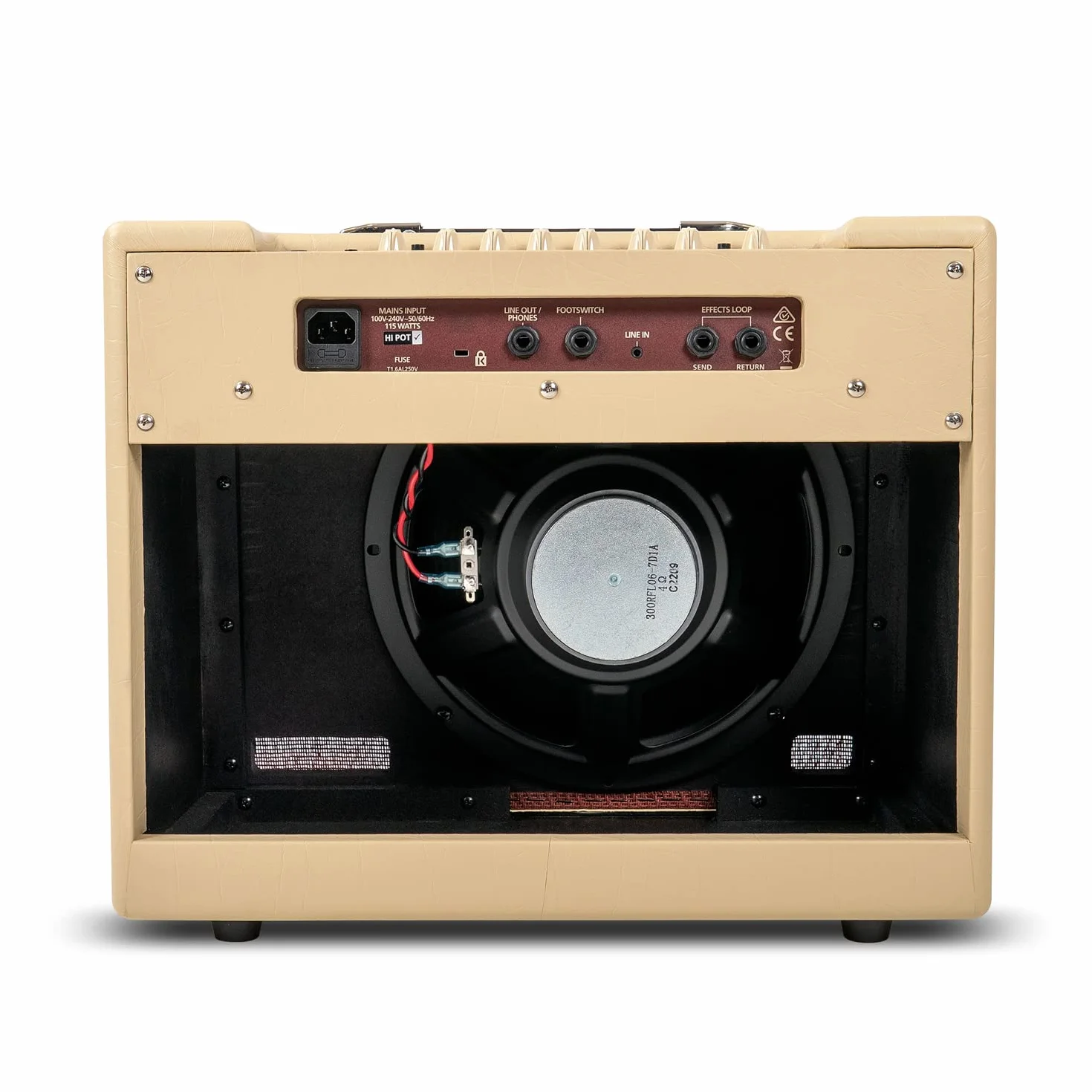 Blackstar Debut 50R Cream Oxblood - Amplificador de guitarra eléctrica (50 W)