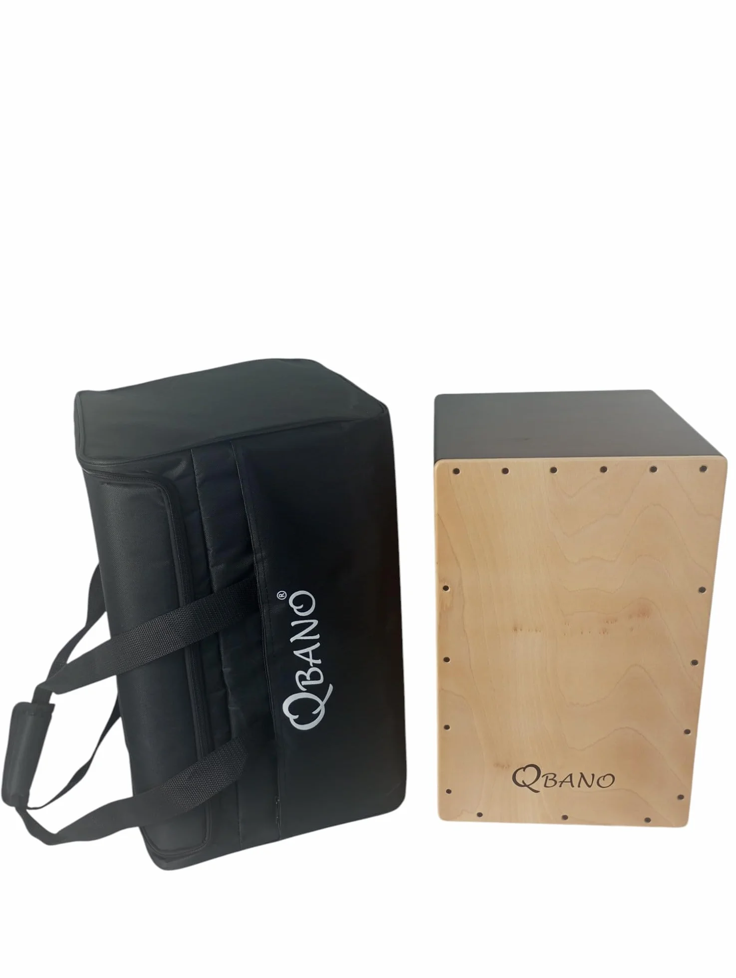 Cajón Qbano flamenco con funda acolchada