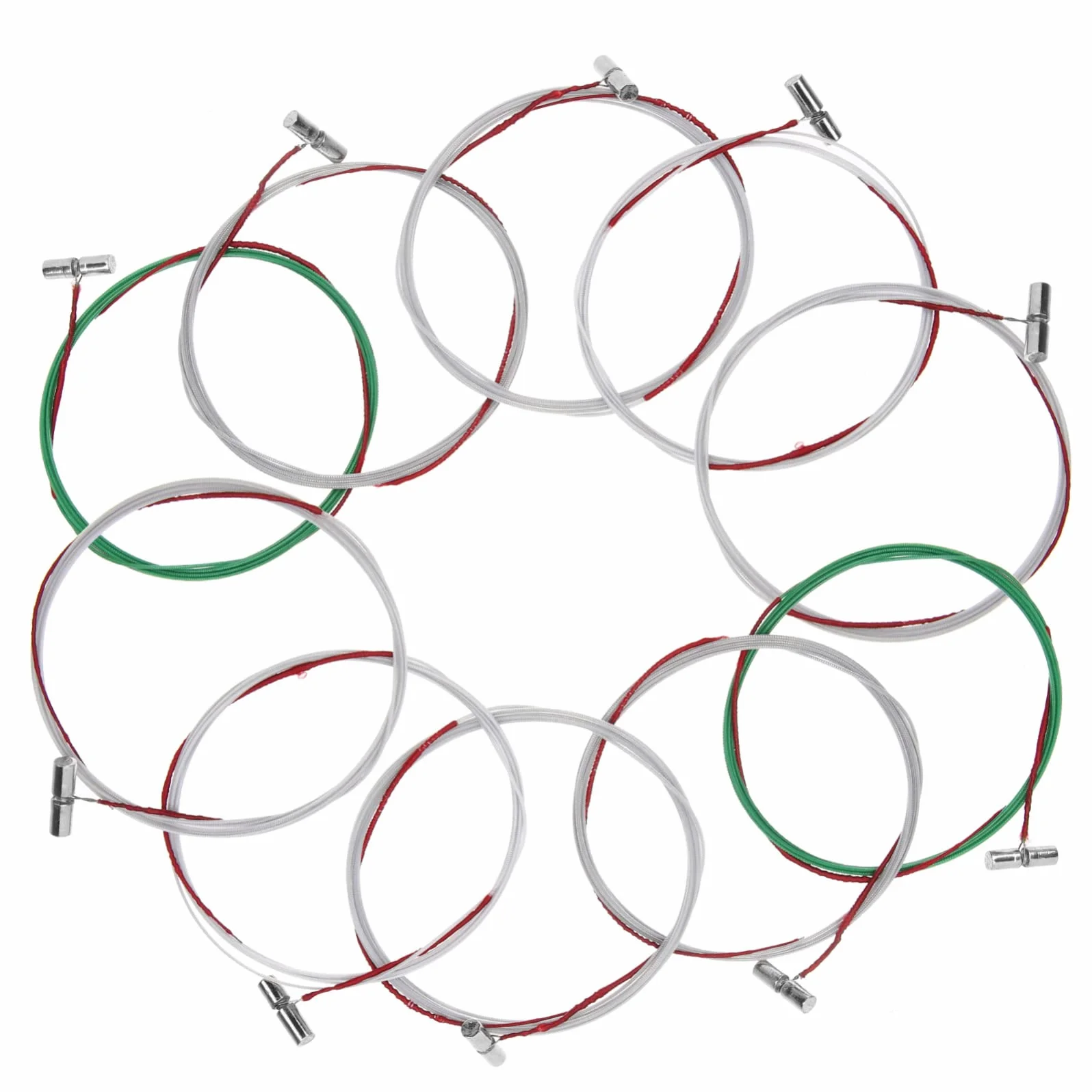 Levemolo 10 Piezas de Cuerdas de Metal B para Guzheng Chino, Cuerdas Acústicas Multifuncionales Tonos Extraordinarios y Sonidos Hermosos, Ideales para Reemplazo
