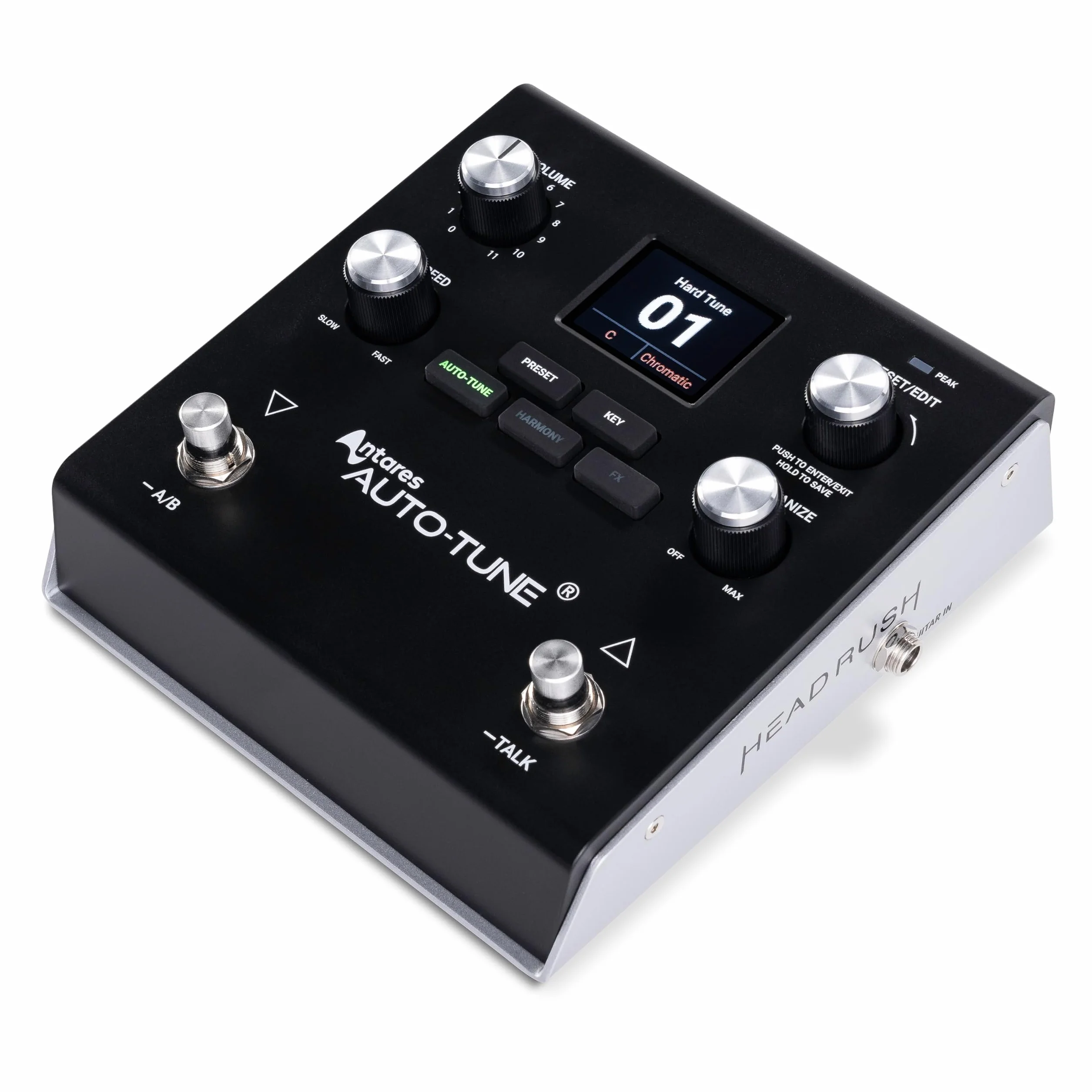 HeadRush VX5 - Pedal de Efectos Vocales con Antares AutoTune para Armonía vocal con Corrección de Tono Instantánea y Entrada para Micrófono y Guitarra