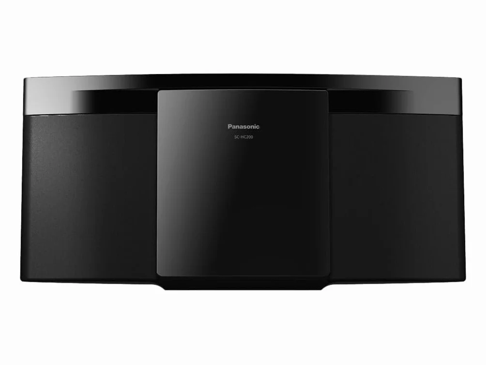 Panasonic SC-HC200EG-K Home Audio Micro System 20W, Microcadena Compacta, 1 Discos, 20 W, De 1 vía, FM, Bluetooth, Amplificador Digital Dos Canales, Hi Fi, Sonido Nítido, Color Negro