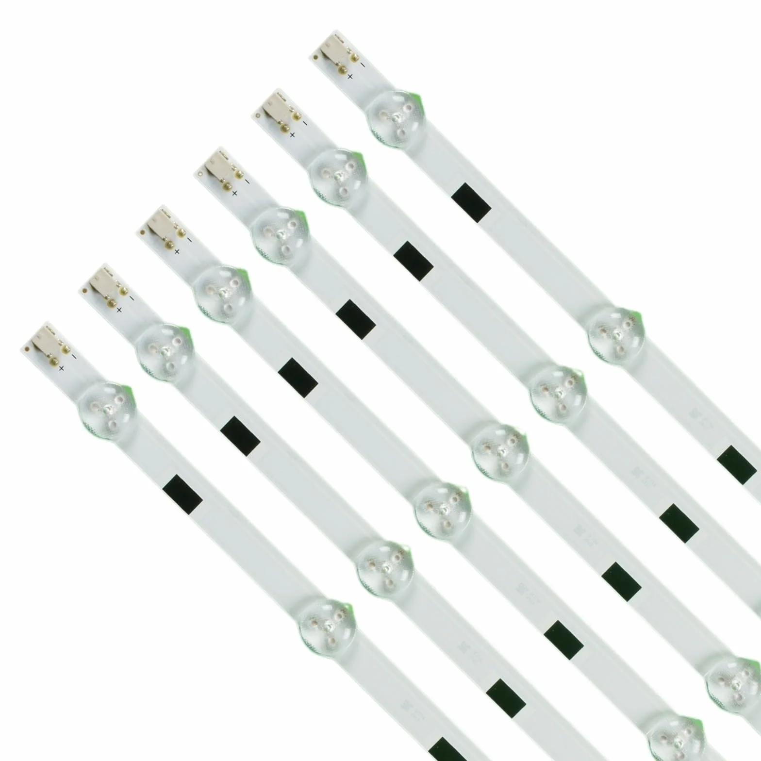 Kit de 12 tiras LED para TV compatible con UN58H5203AG, UE58J5200AK, UE58J5200AW, UA58H5200AR, UE58H5203AW, UN58H5005AF y ​​UE58H5200AW