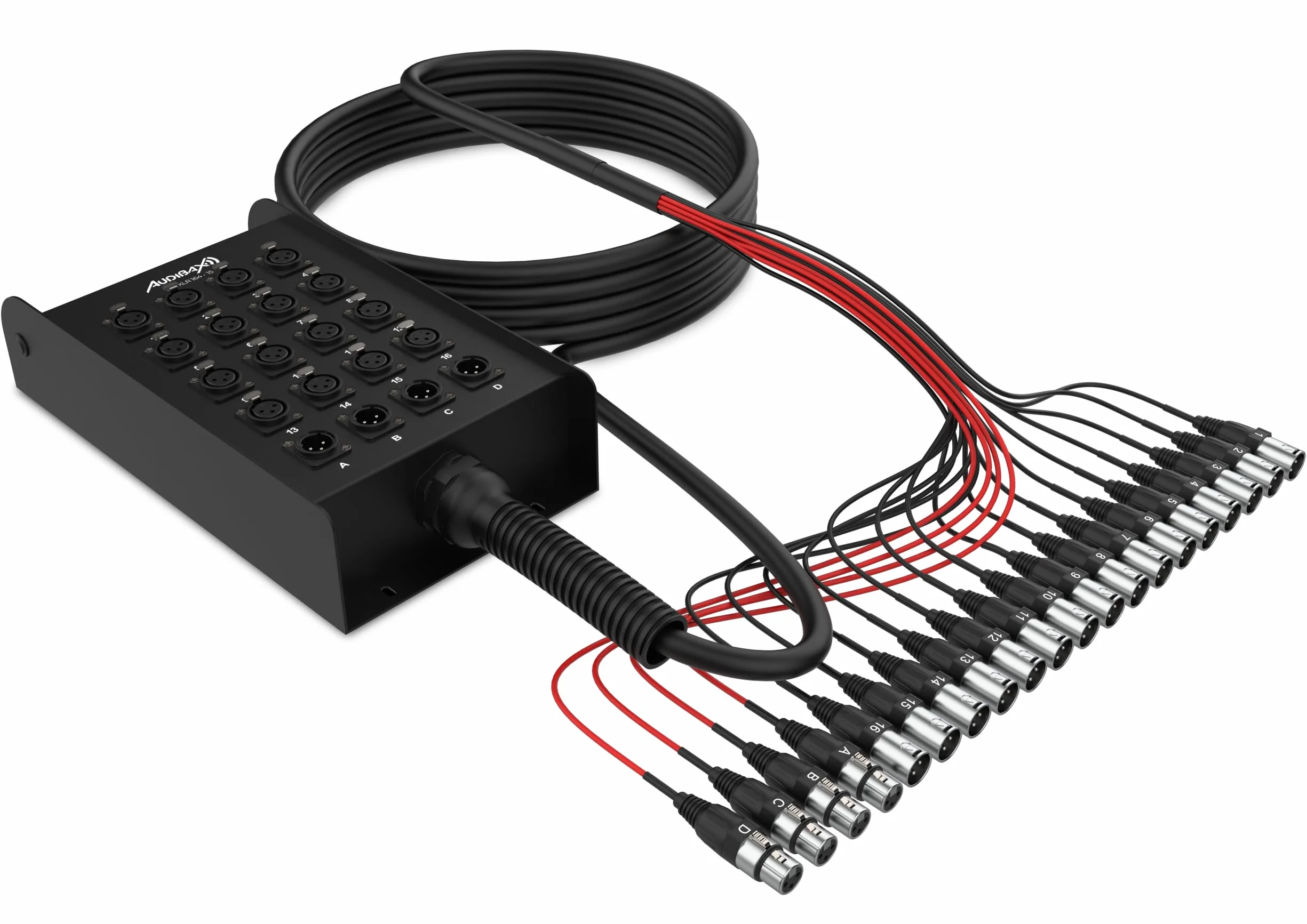 Audibax MC XLR 164 15 Stage Box 15M Cajetín Escenario
