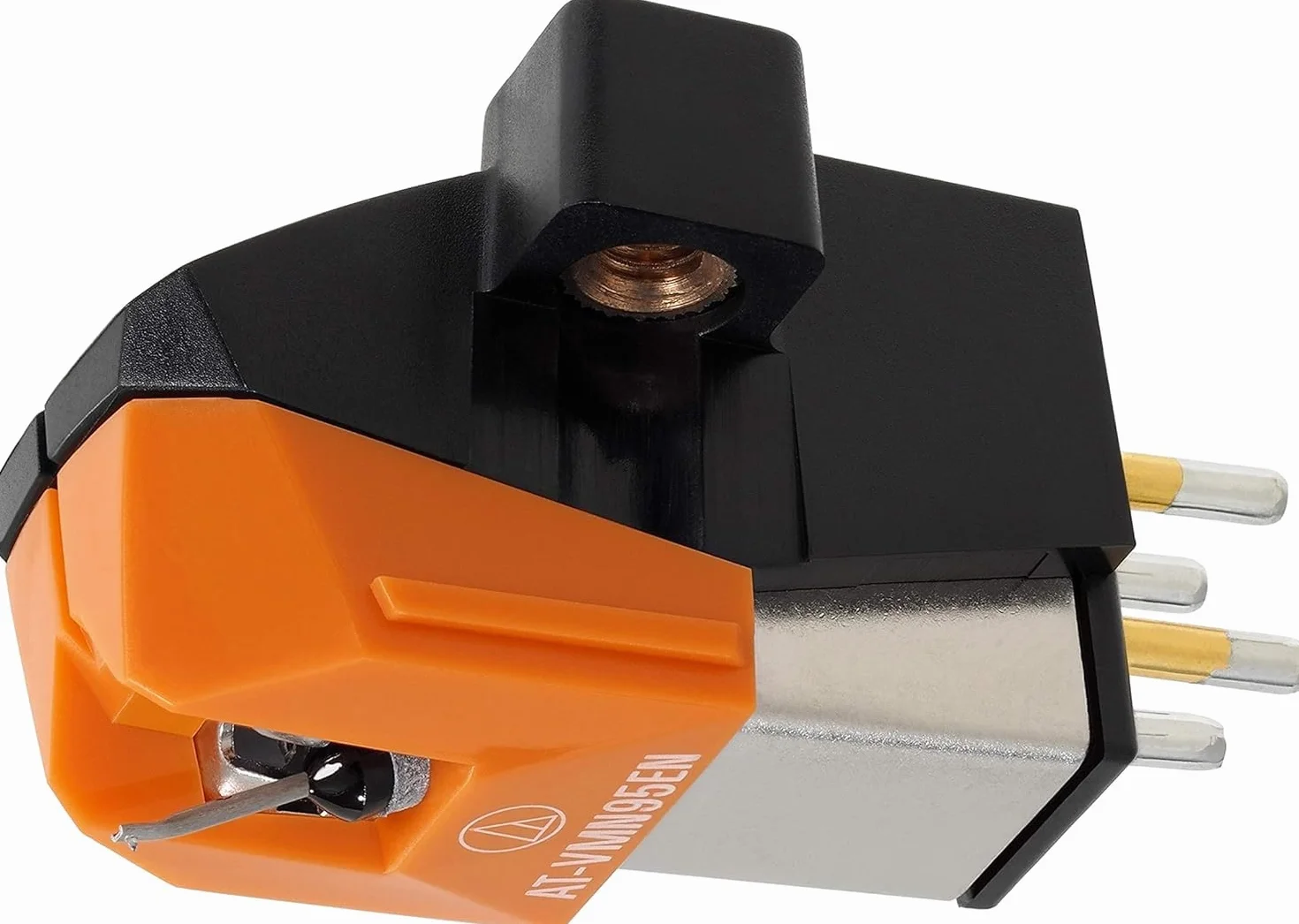 Audio-Technica AT-VM95EN Cápsula estéreo con aguja elíptica desnuda serie VM95 Naranja