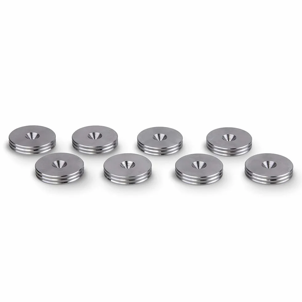 Almohadillas para Altavoces HiFi, Protectores de Suelo de Acero Inoxidable, 20 mm, Juego de 8 Piezas