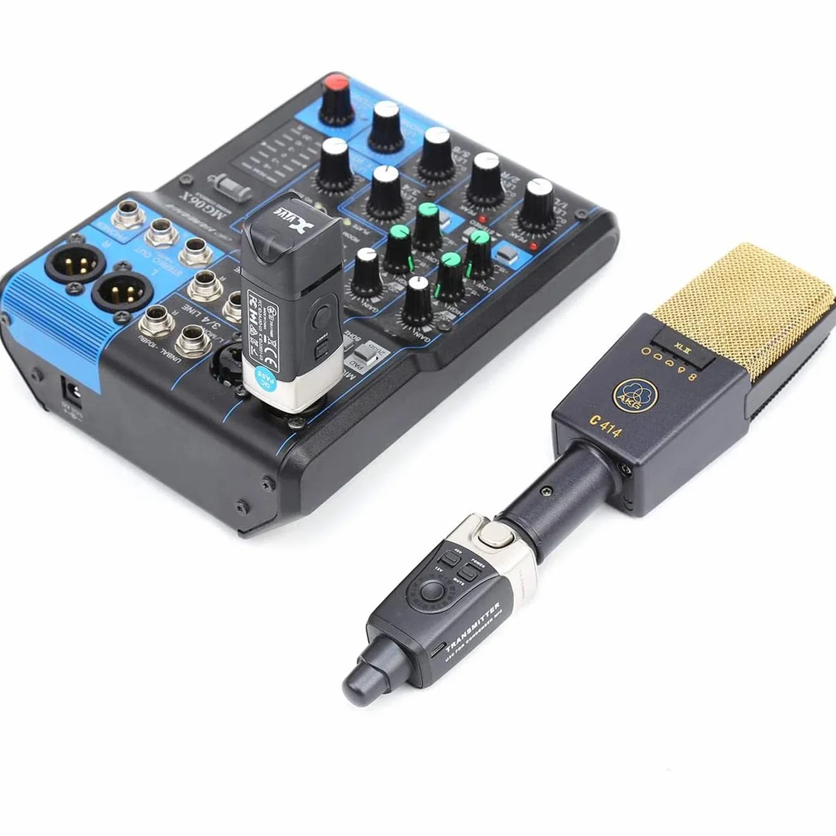 Xvive U3C Sistema inalámbrico Profesional para micrófonos de Condensador, con emisor y Receptor.