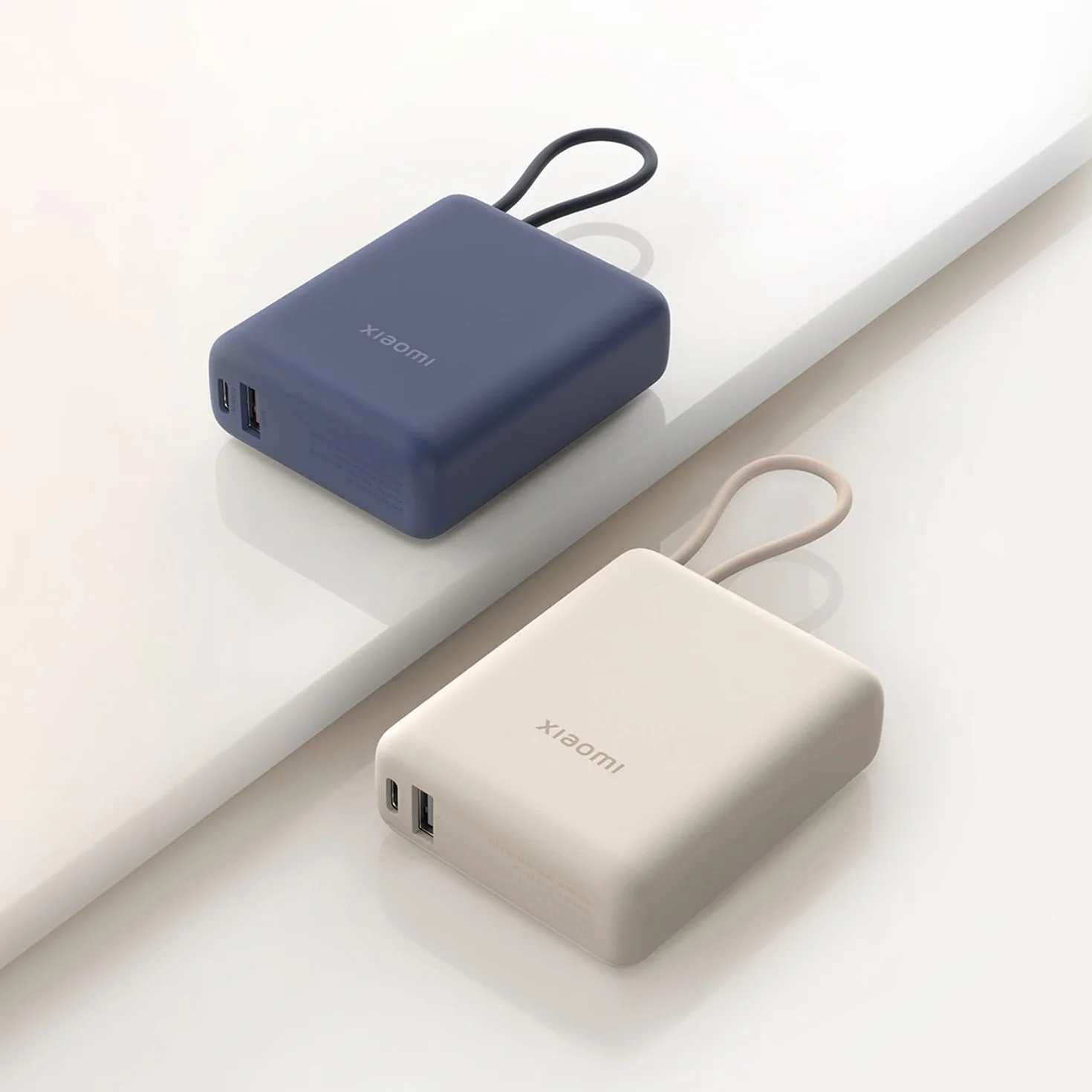 Xiaomi Power Bank 33W 10000mAh (Integrated Cable) Ice Blue 3 Puertos Carga Rápida