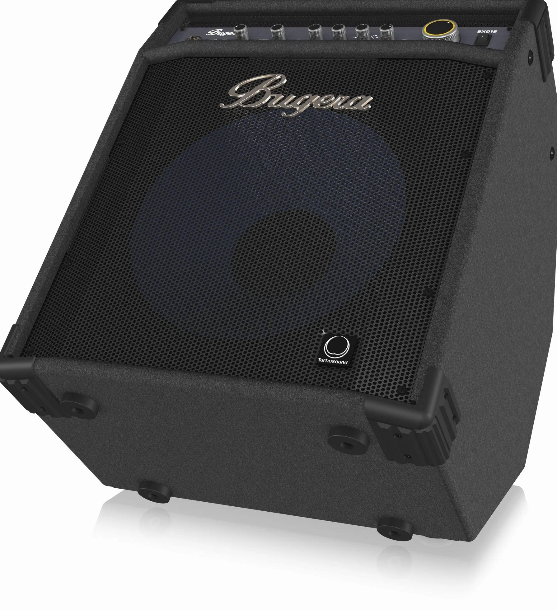 Bugera ULTRABASS BXD15A Amplificador de graves de 1000 W con altavoz de cono de aluminio Turbosound original de 15", preamplificador MOSFET, compresor y tecnología DYNAMIZER