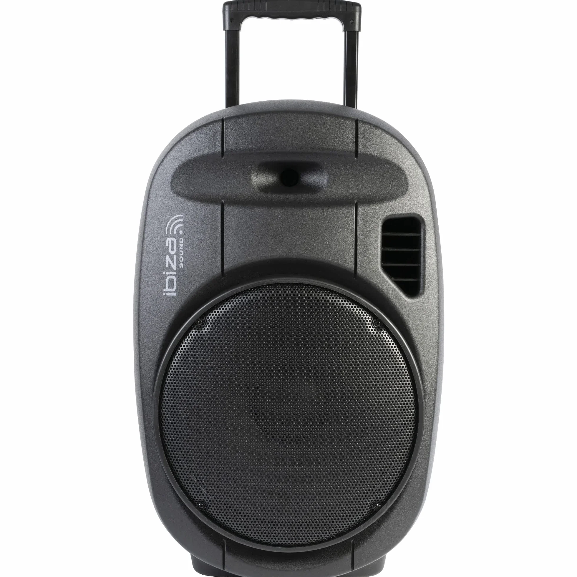 Ibiza - PORT15UHF-MKII-TWS - Altavoz portátil 15"/800W MAX con 2 micrófonos (UHF), Mando a Distancia y Funda Protectora - Bluetooth, USB, SD & TWS - 6 a 8h de autonomía