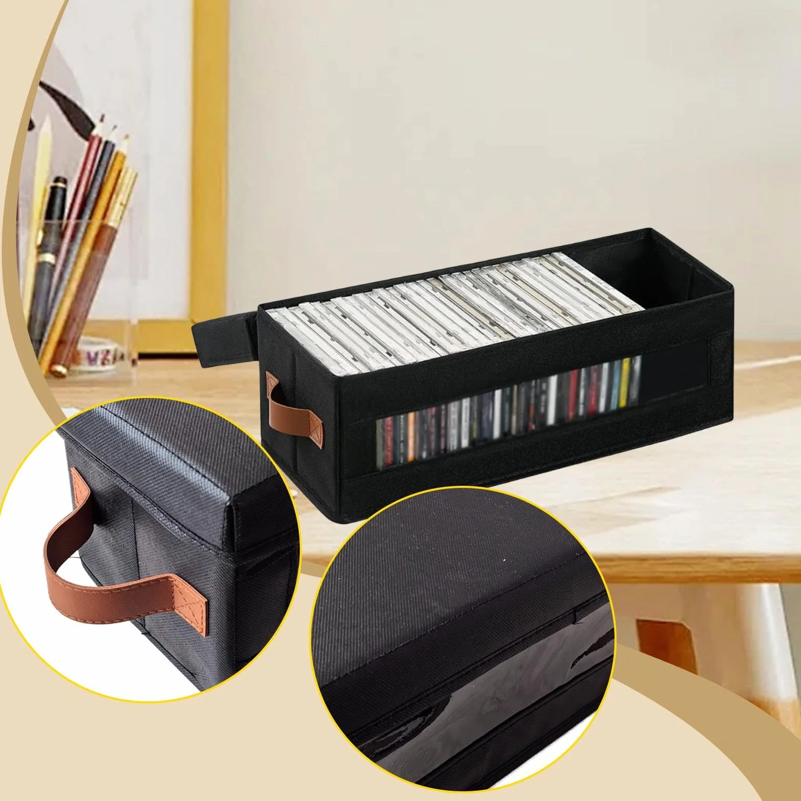 Caja organizadora para CD, Discos de Videojuegos y DVD.