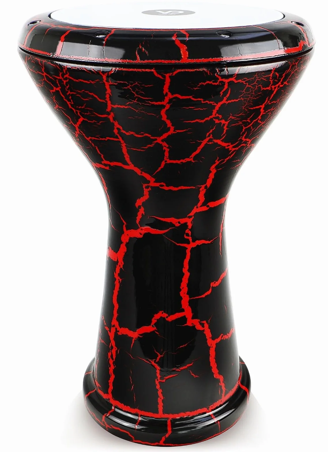 Orientalische Profi Solo Darbuka gerissener Lack Effeckt