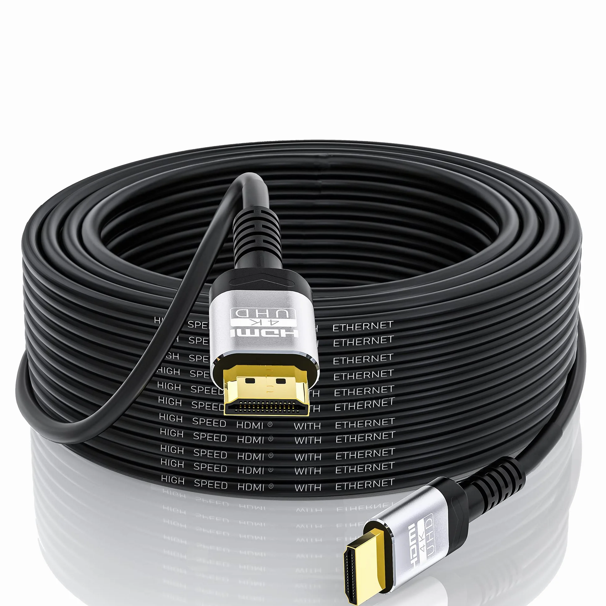 Soonsoonic Cable HDMI 4K 10 metros | Cables HDMI 2.0 de alta velocidad & 4K@60Hz HDR ARC HDCP2.2 CEC Ethernet | para TV UHD, monitor, laptop, Xbox, PS4/PS5, etc.