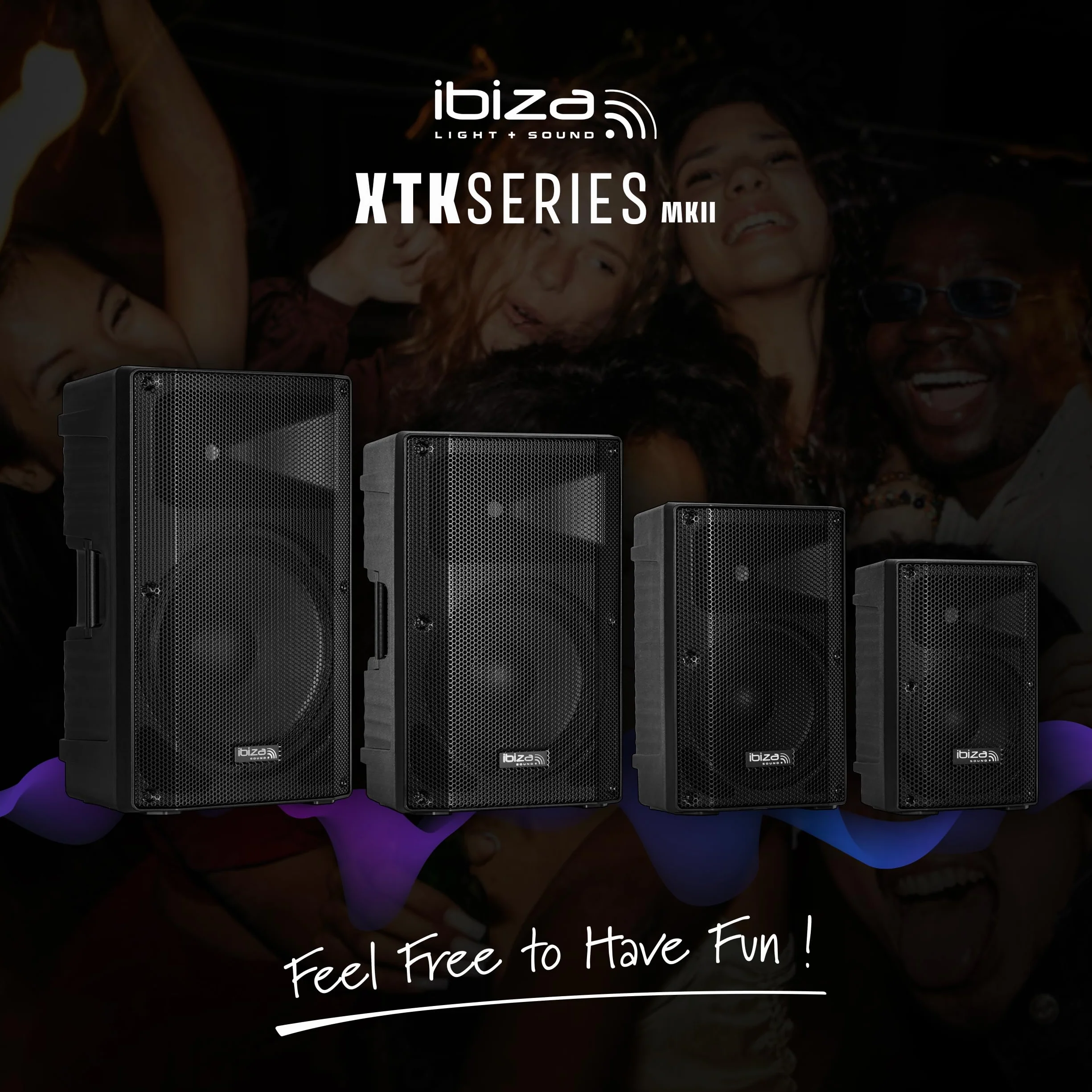 Ibiza - XTK8A-MKII - Altavoz Activo Sono de 8"/20cm - Tweeter de compresión de 25mm - Sistema Bass Reflex - USB, SD, Bluetooth - TWS - Mango y Ruedas - Nueva VERSIÓN - Fiesta, Eventos, Karaoke