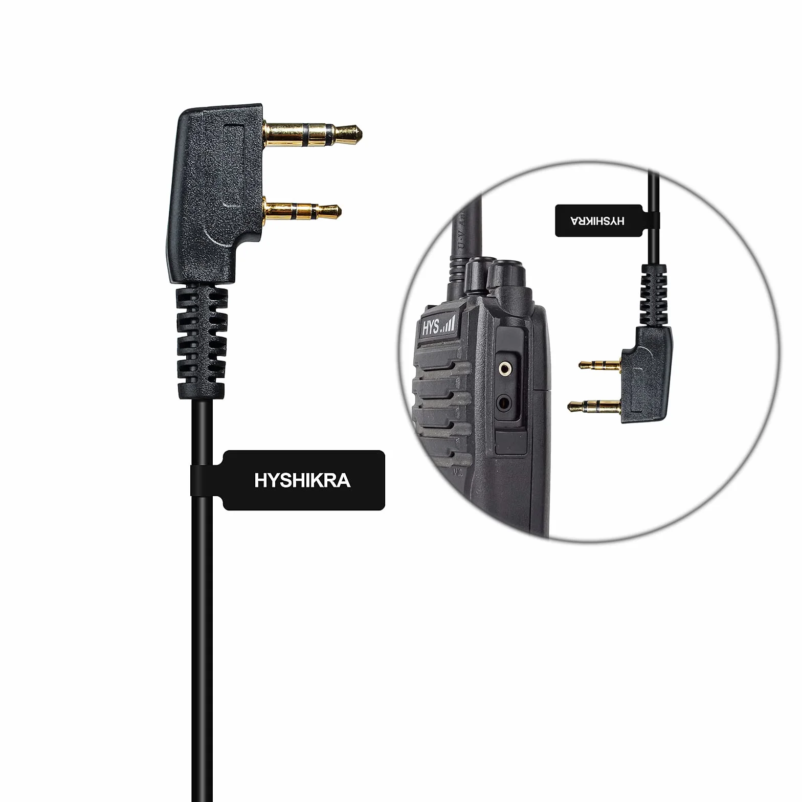 Auricular de Radio Ligero en Forma de G Compatible con retevis Baofeng Kenwood RT24 UV5R TK250 TK320 Walkie Talkie (Rojo, 1 Pack)