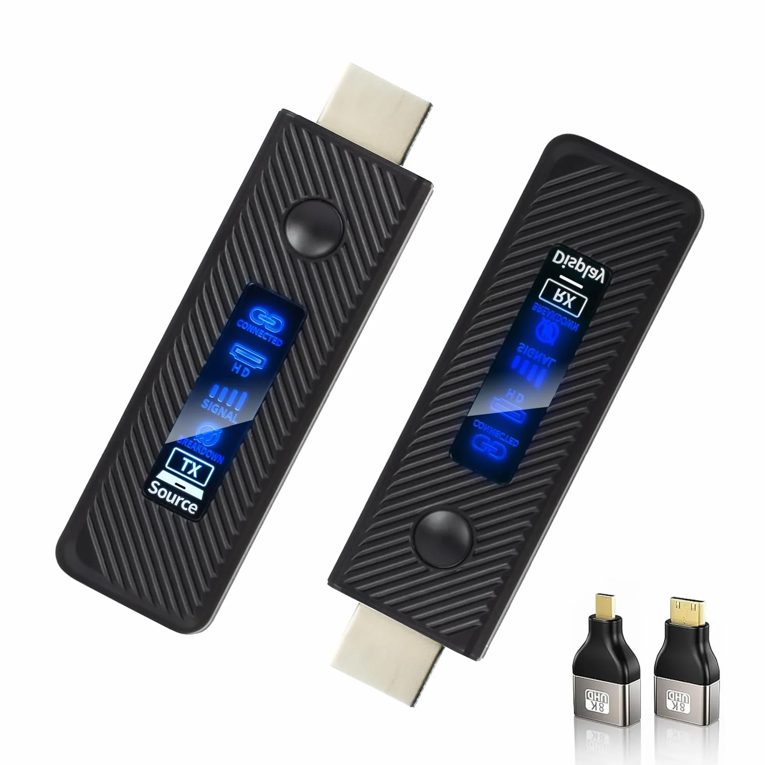Transmisor y Receptor HDMI Inalámbrico Extensor 60M 4K 1080P 2.4G/5G Plug&Play