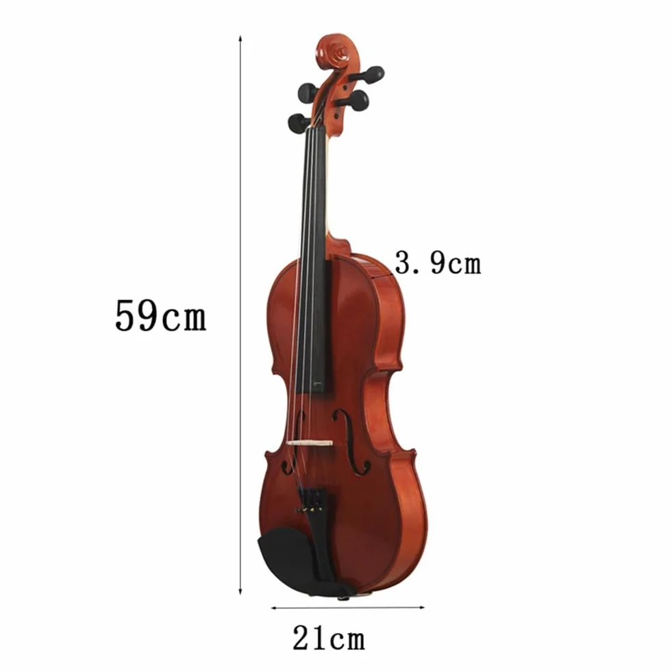 ViolíN 4/4, Instrumentos Musicales para Adultos, ViolíN Infantil, con Estuche RíGido, Principiantes