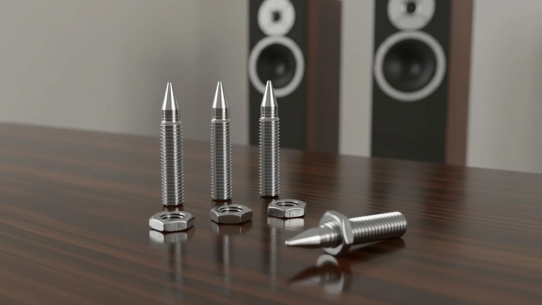 Precisongeek M8 45mm Picos/Spikes de Altavoces HiFi Audio Conjunto de Cuatro