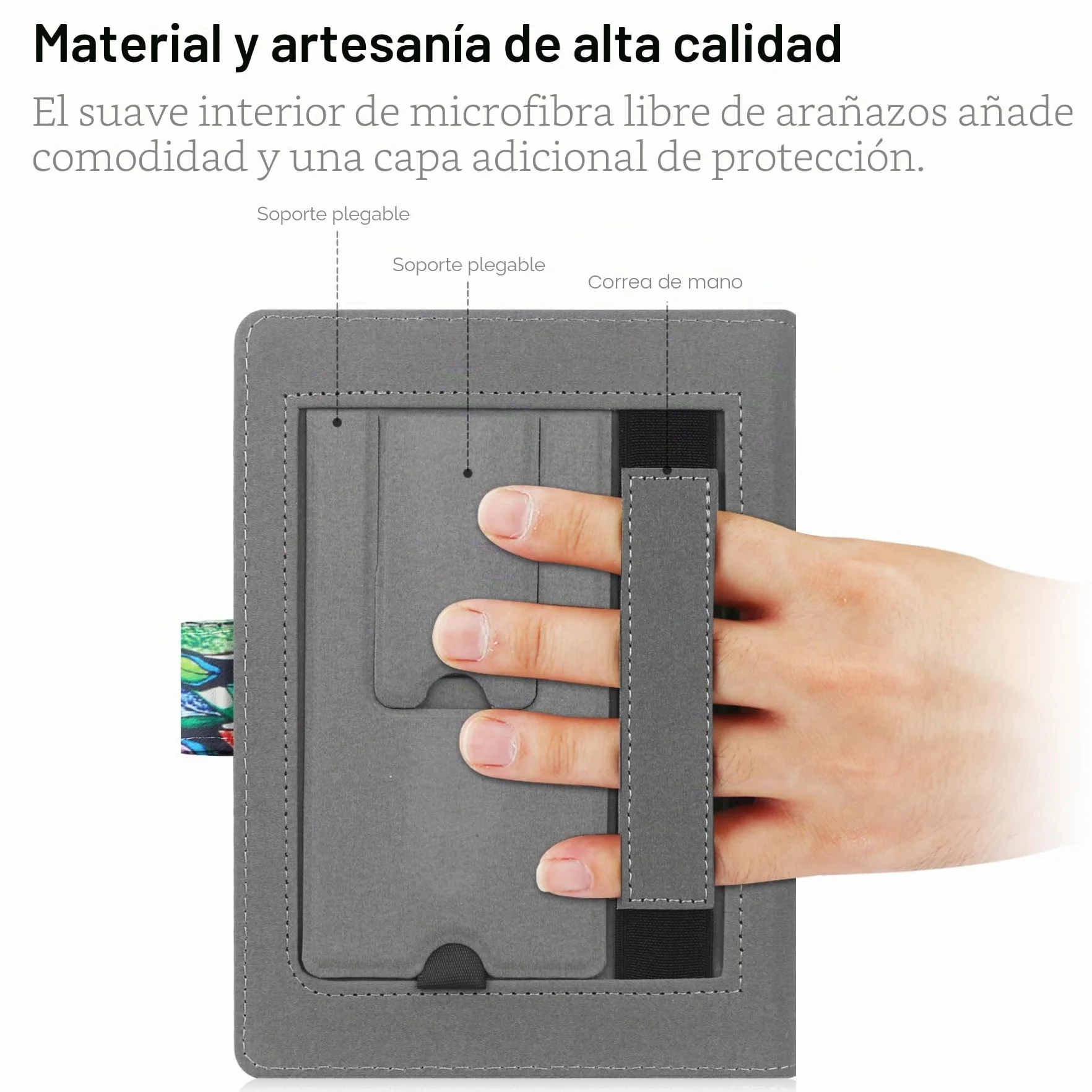 Funda Universal para E-Book Reader 6-6,8" Pocketbook/Tolino/Sony/Kindle Paperwhite/Kobo Clara HD/2E