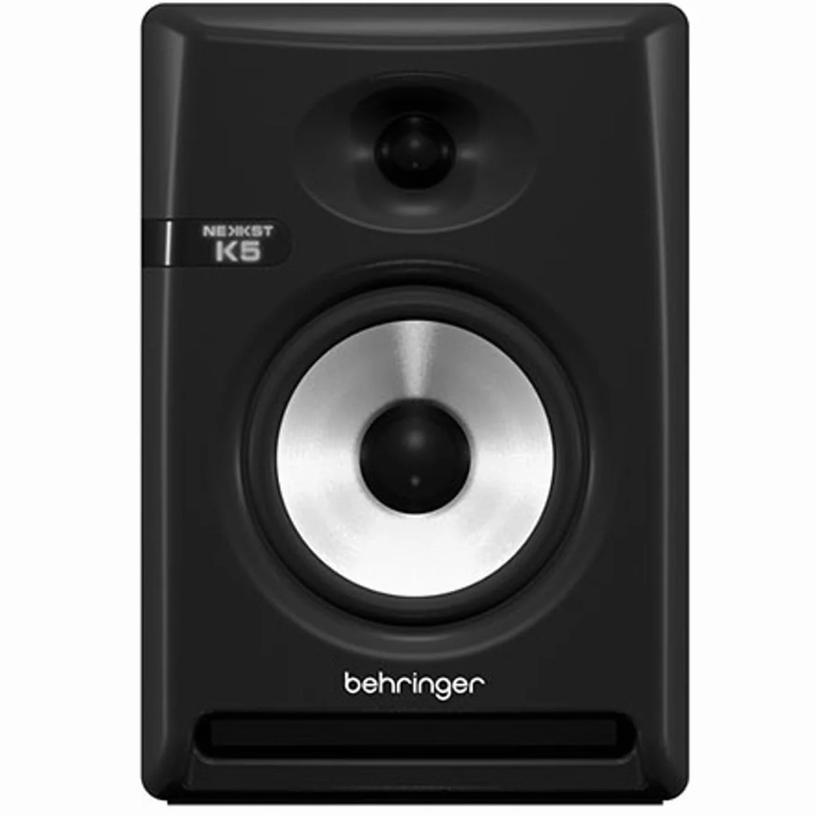 Behringer NEKKST K5 Monitor de estudio biamplificado de 5" para audiófilos con tecnología avanzada de guía de ondas