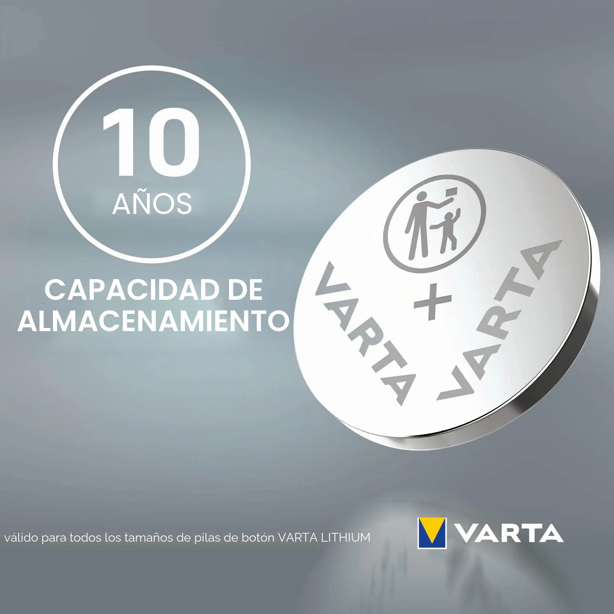 VARTA Pilas de Botón CR2032 Litio 3V Paquete de 5