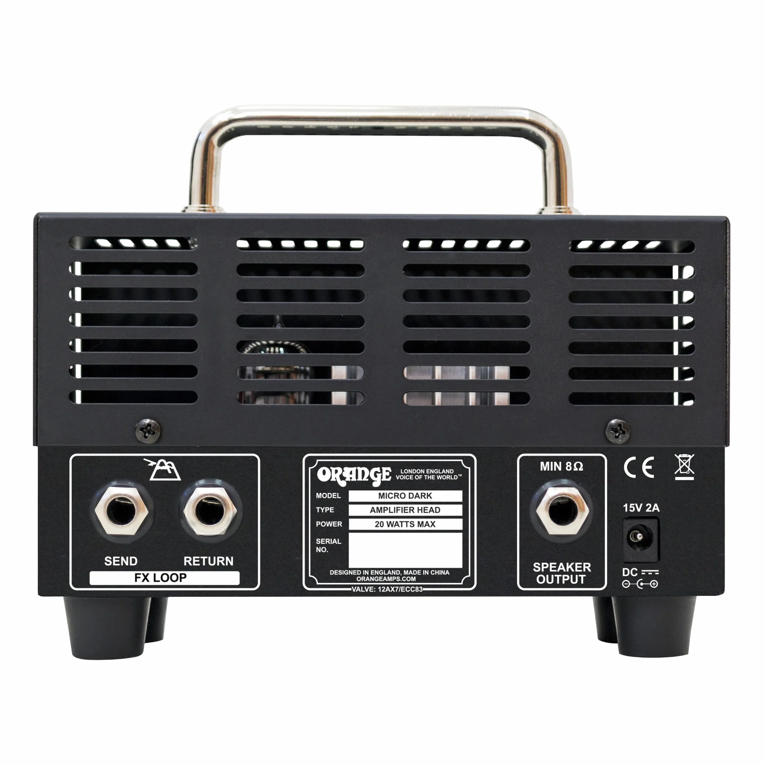 Orange Amps, 1 Amplificador de Potencia para Guitarra eléctrica, Negro (Micro Dark)
