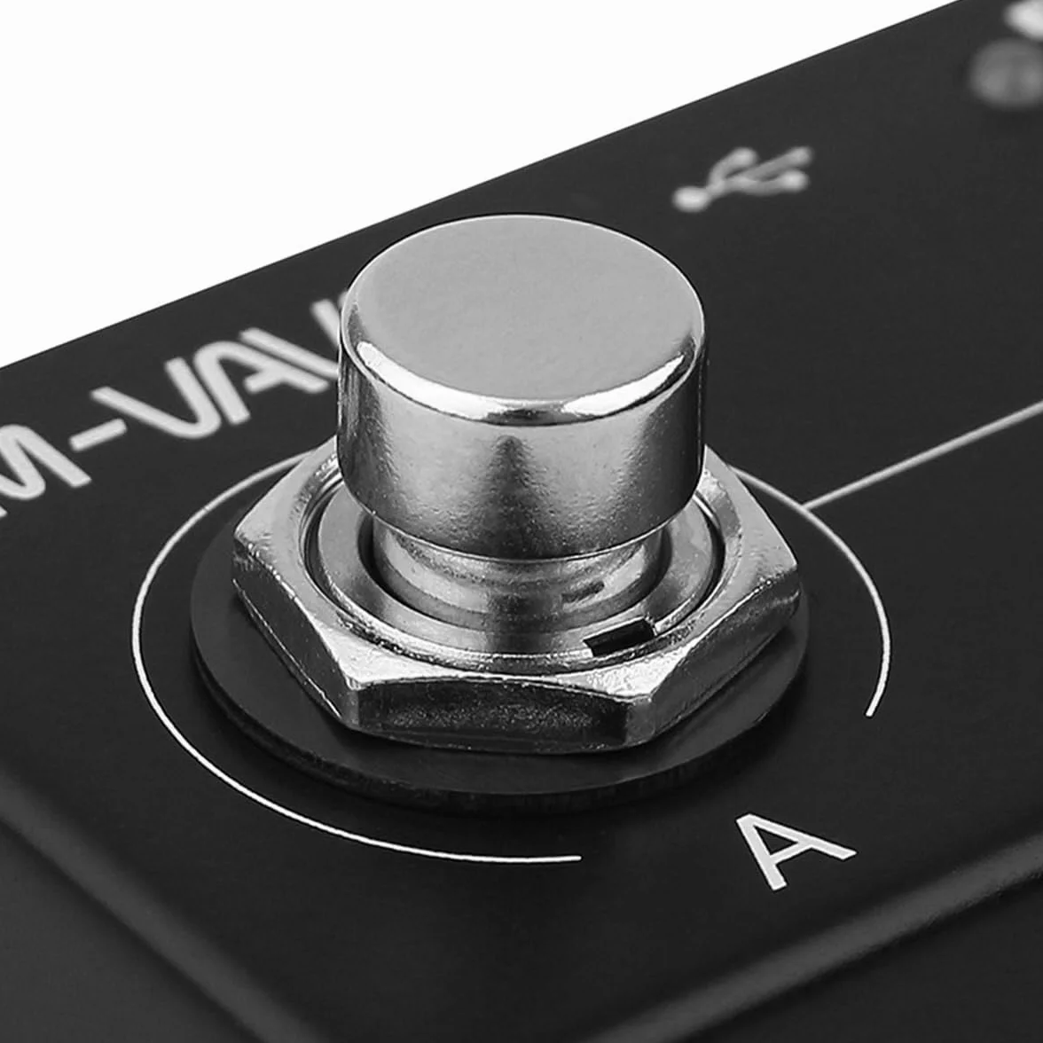 M-VAVE Chocolate BT Controlador Midi inalámbrico Pedal de pie portátil Recargable de 4 Botones con Control de aplicación para músicos y DJ