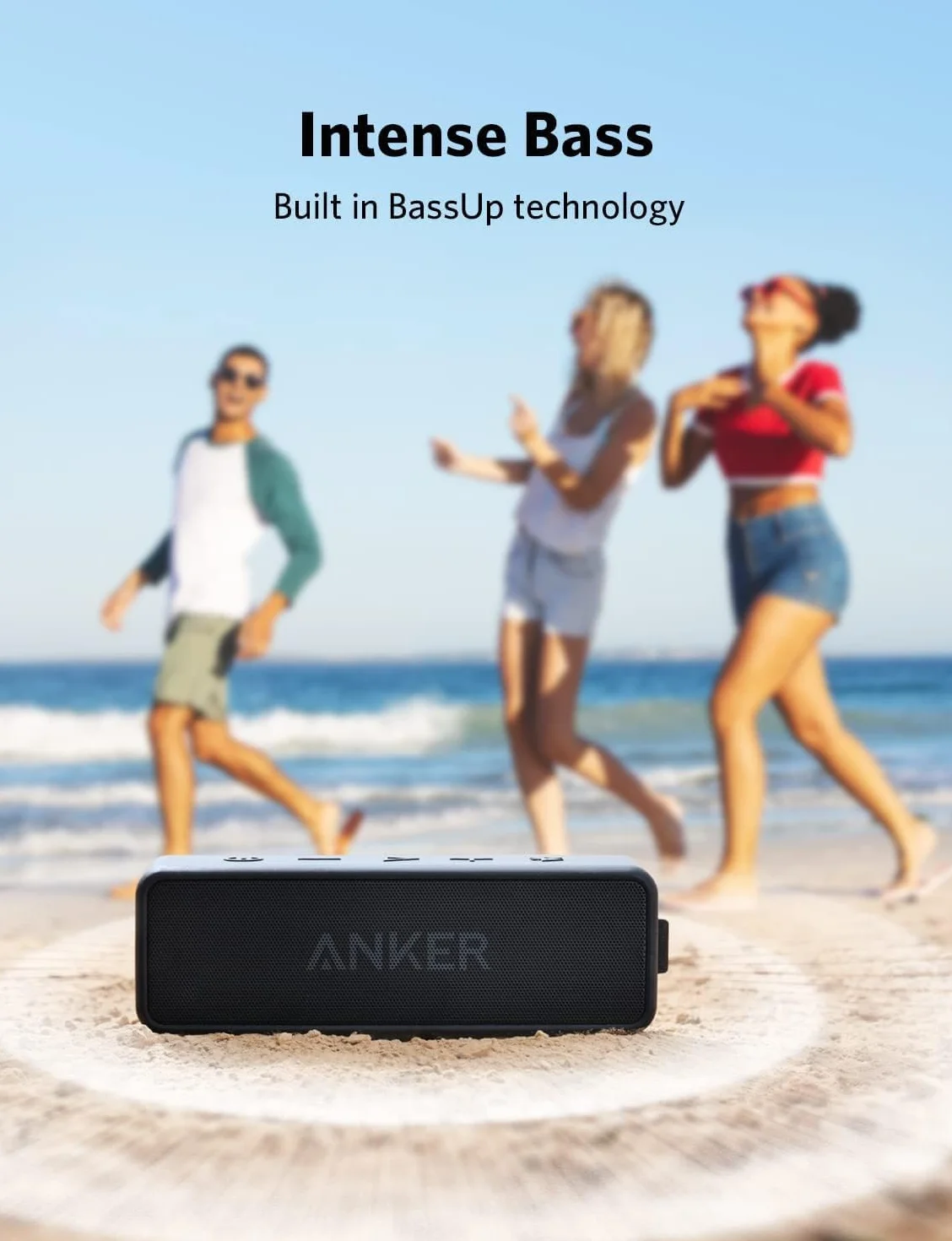 Anker Soundcore 2 Altavoz Bluetooth Portátil 12W BassUp IPX7 24 Horas Reproducción