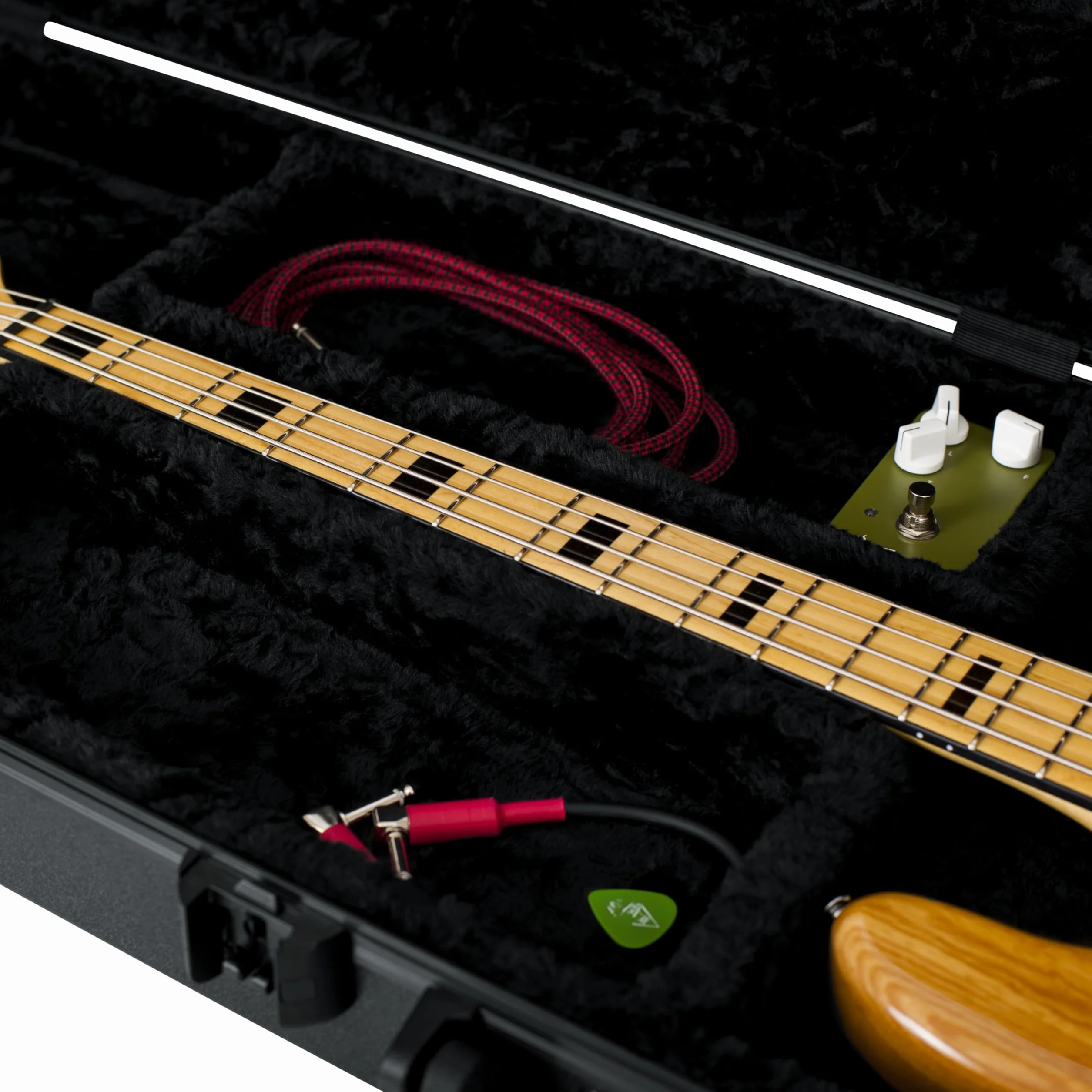 Gator Cases Estuche Moldeado para Guitarra Bajo con Cierre Aprobado por la TSA; (GTSA-GTRBASS)