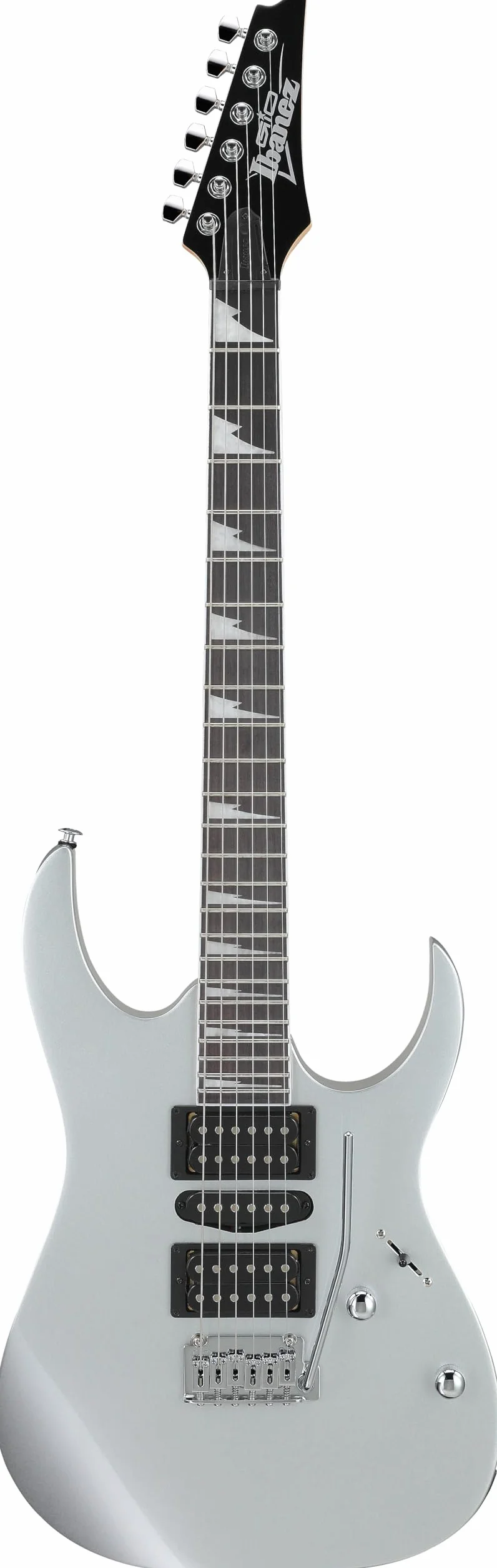 Ibanez GRG - 170DX - SV - Guitarra eléctrica de 6 cuerdas, diestros, color plateado, sin funda