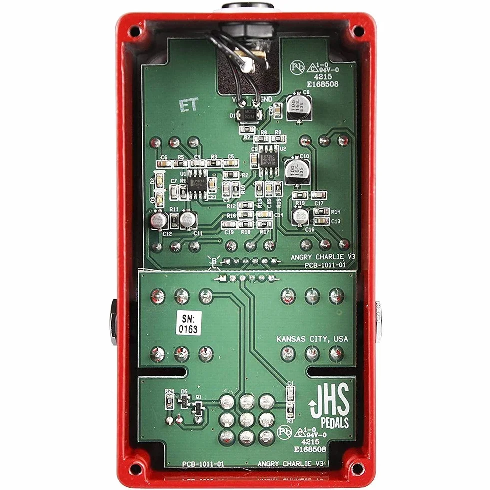 JHS Angry Charlie V3 - Pedal de efectos de guitarra de distorsión