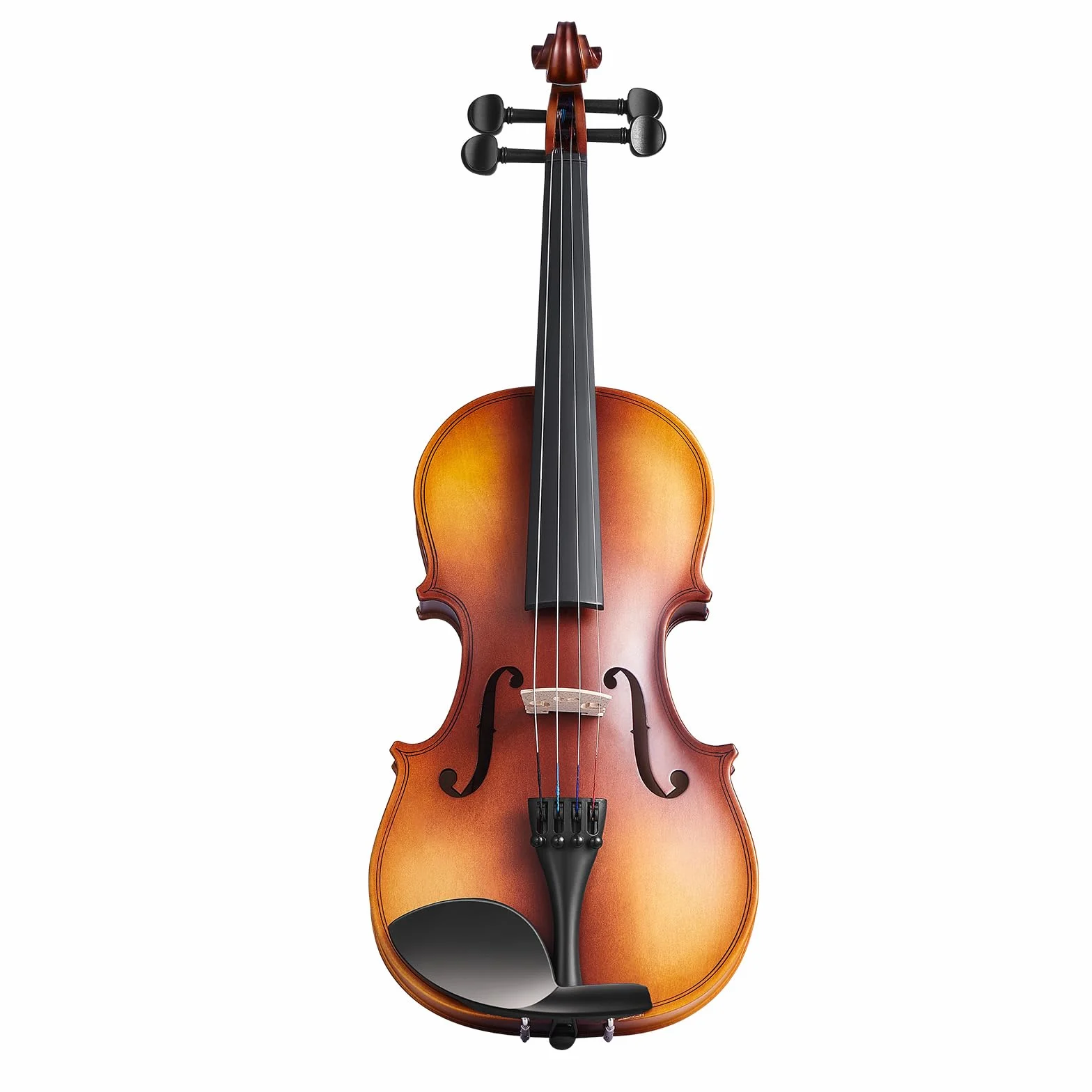 VEVOR Violín de 355 mm de Tamaño Completo, Kit de Violín con Estuche Rígido, Resina, Arco, Hombrera, Puente, Afinador y Cuerdas Adicionales, Instrumento Musical Profesional para Estudiantes, Marrón