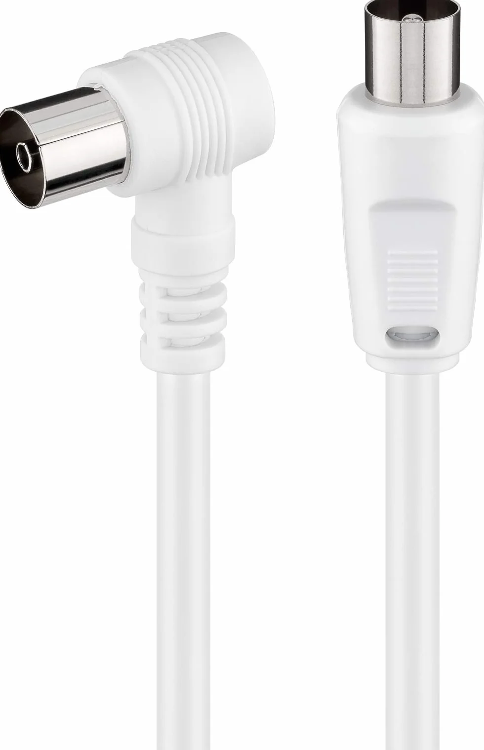 Goobay AKWG 150 1.5m - Cable coaxial (coaxial, Coaxial, 1,5 m, Macho/Hembra, Blanco)