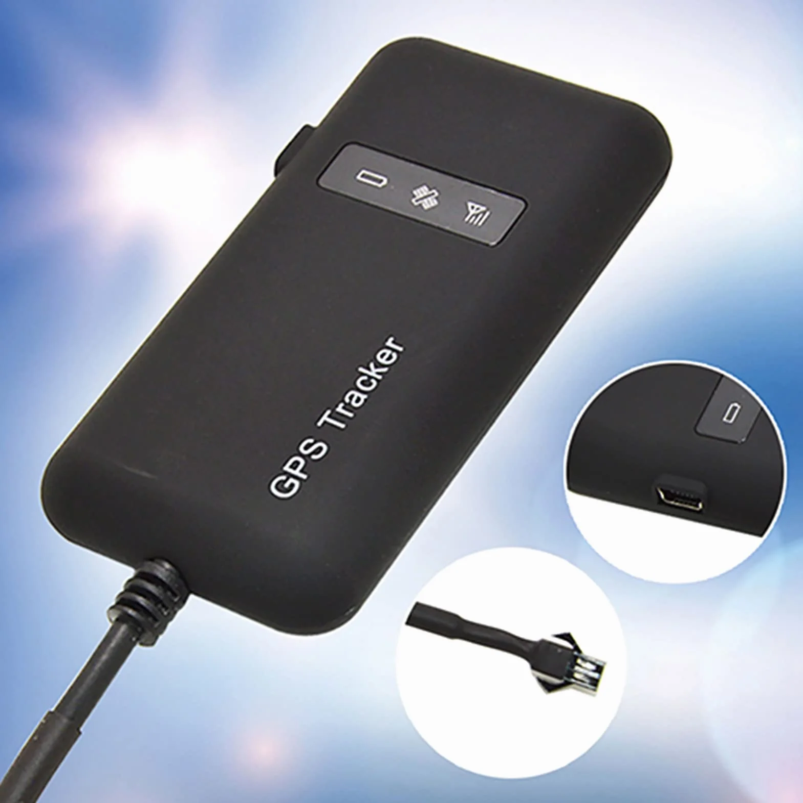 GT02/TK110 GPS Tracker precisa instalación oculta y abierta PVC exquisito posicionador dispositivo para actividades al aire libre al azar
