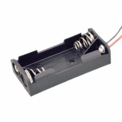 Electro DH Portapilas x2 R03 (AAA) Plano con Cables de 20cm