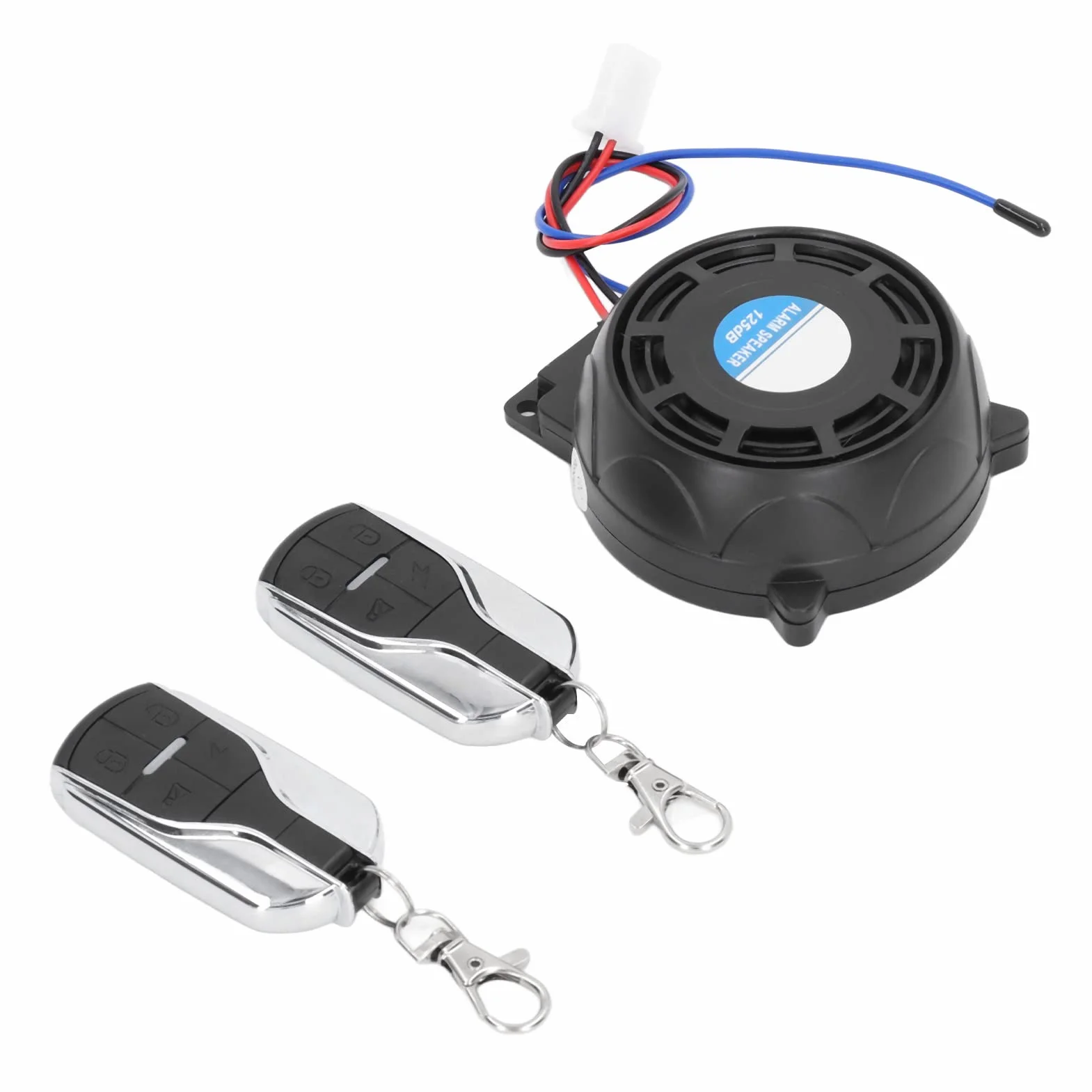Dispositivo Antirrobo para Motocicletas, Sonido Fuerte Inalámbrico 150 M Alcance 2 Control Remoto de Alarma Universal para Motocicletas 12V para Vehículos Todoterreno