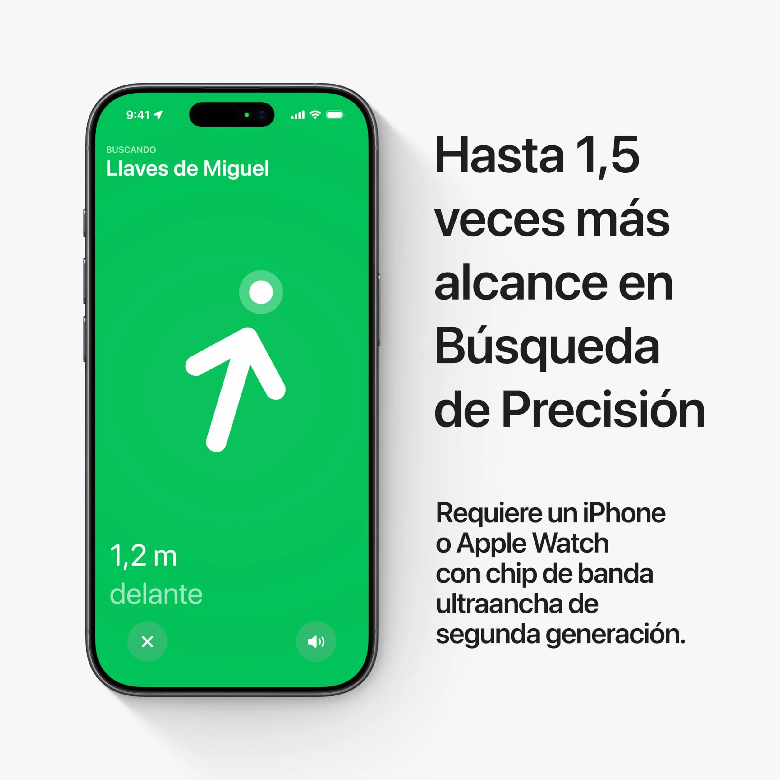 Apple AirTag (2.ª generación): Permite localizar Llaves, Carteras y más; función de localización con Sonido; hasta 1,5 Veces más Alcance en Búsqueda de Precisión
