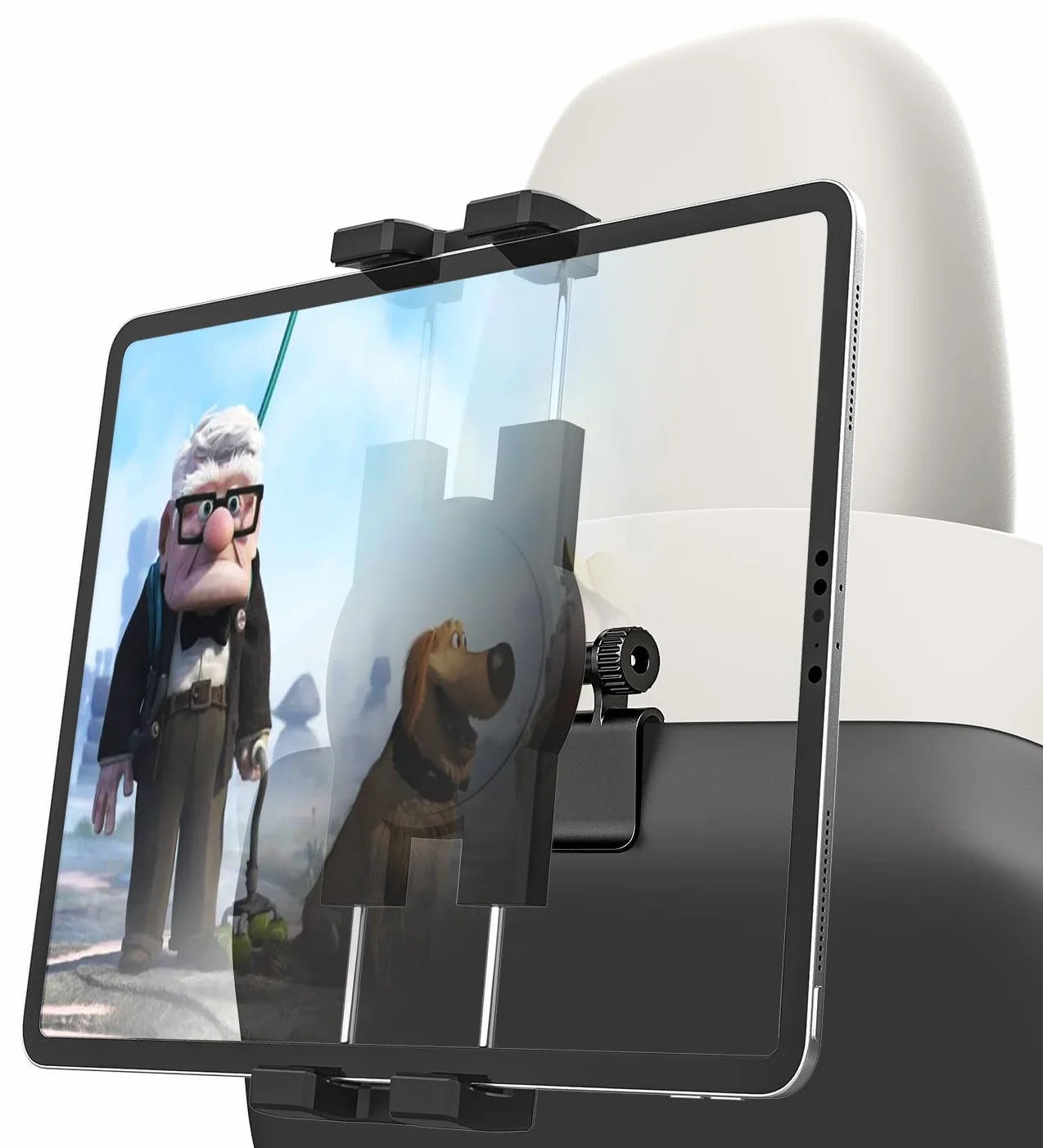 Soporte Tablet Tesla Asiento Trasero, Soporte Tableta Reposacabezas Coche Model Y Model 3 para Niños con Rotación de 360° para iPad Pro 12.9 Air Mini, Galaxy Tab, Fire, Switch, Móvil, 4-13"