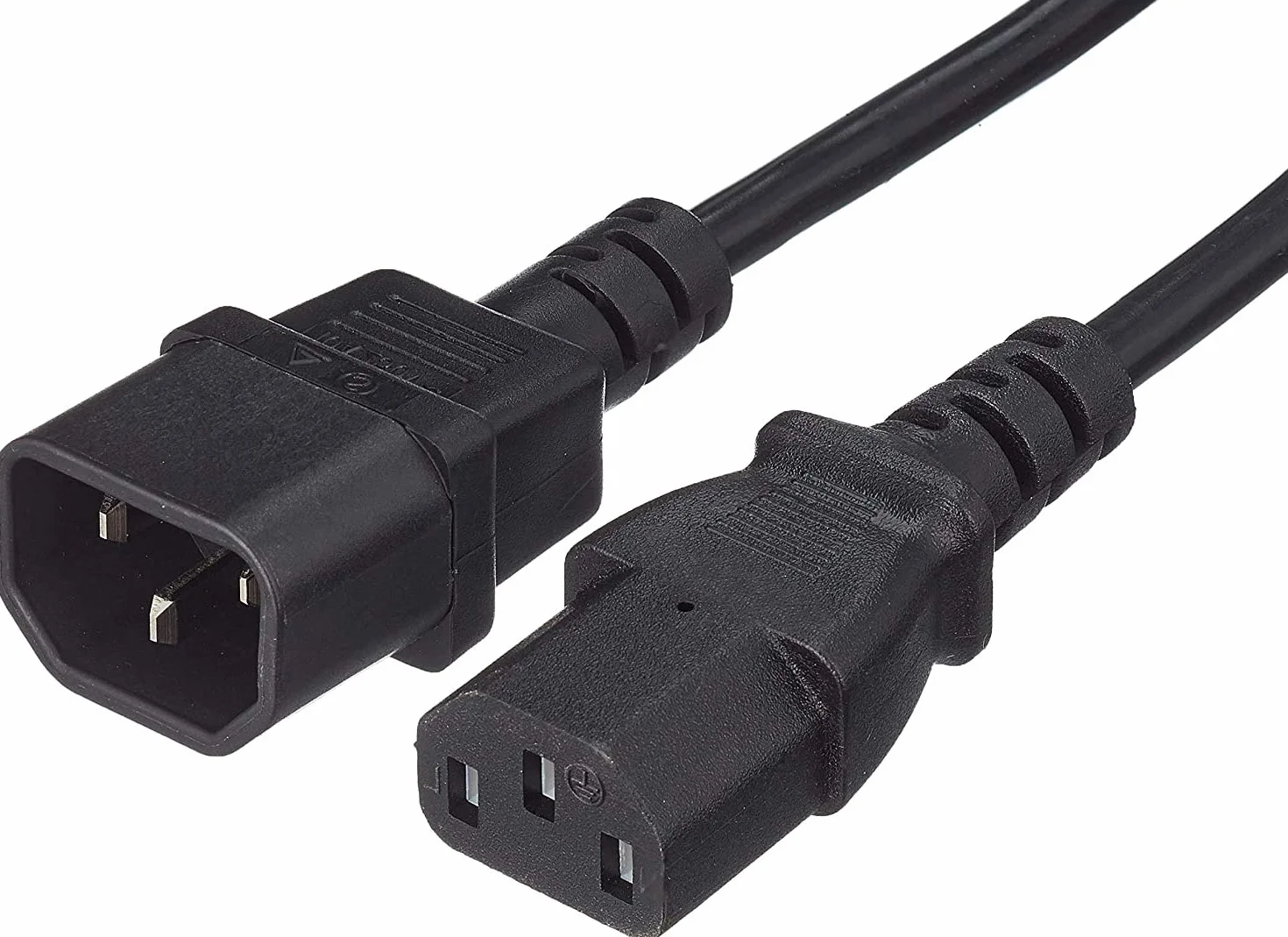 PremiumCord Cable Alargador IEC 320 C13 a C14 Fuente de Alimentación para PC 230V 2m Negro