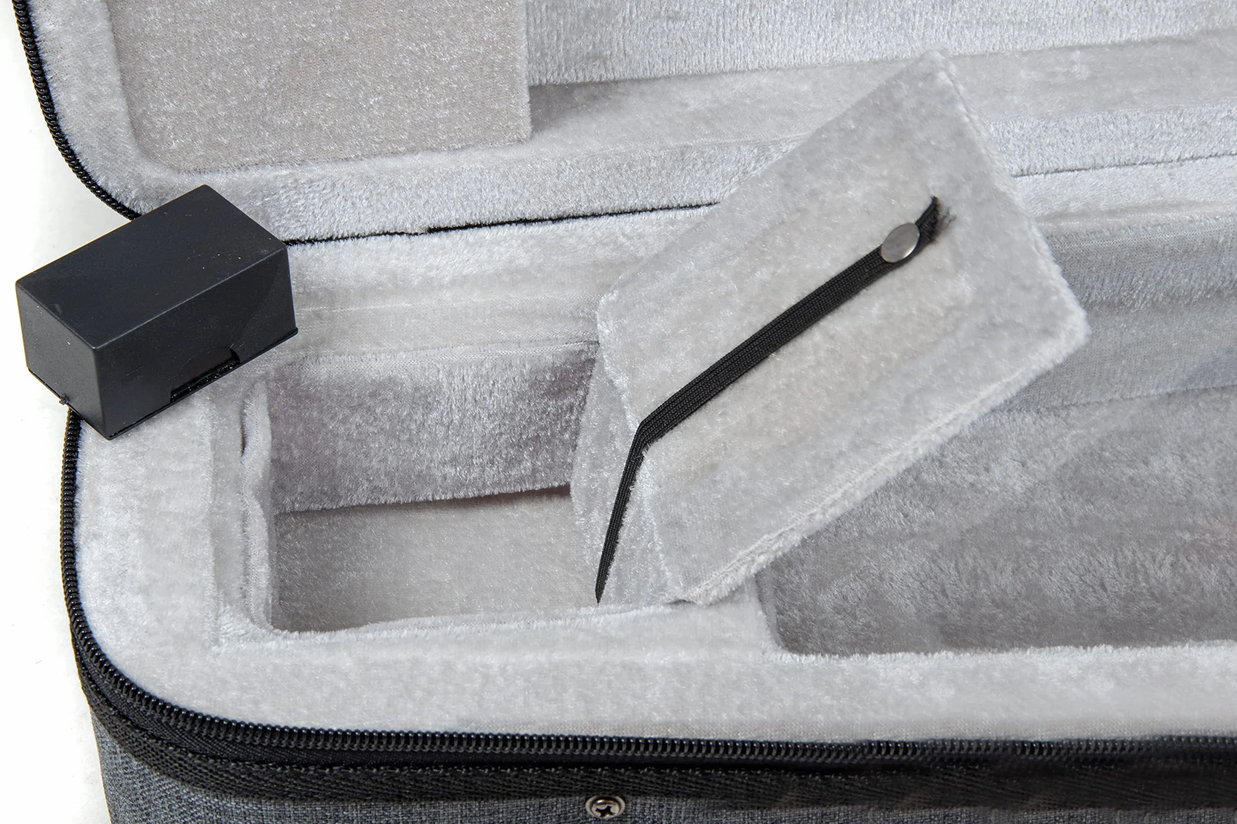 PURE GEWA Estuche para violín en gris con correas de mochila y asa de transporte 4/4