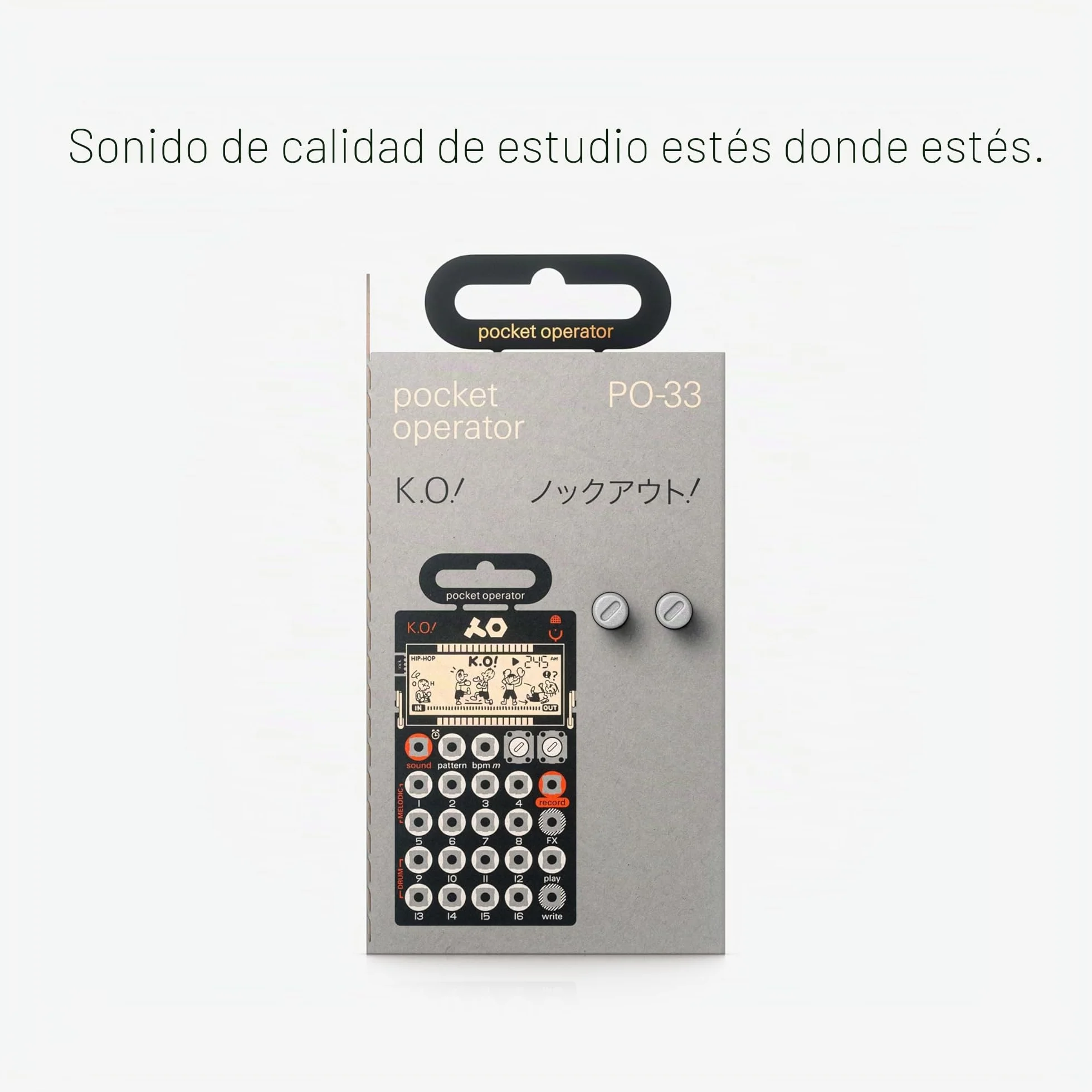 Teenage Engineering PO-33 K.O Caja de ritmos y Sampler