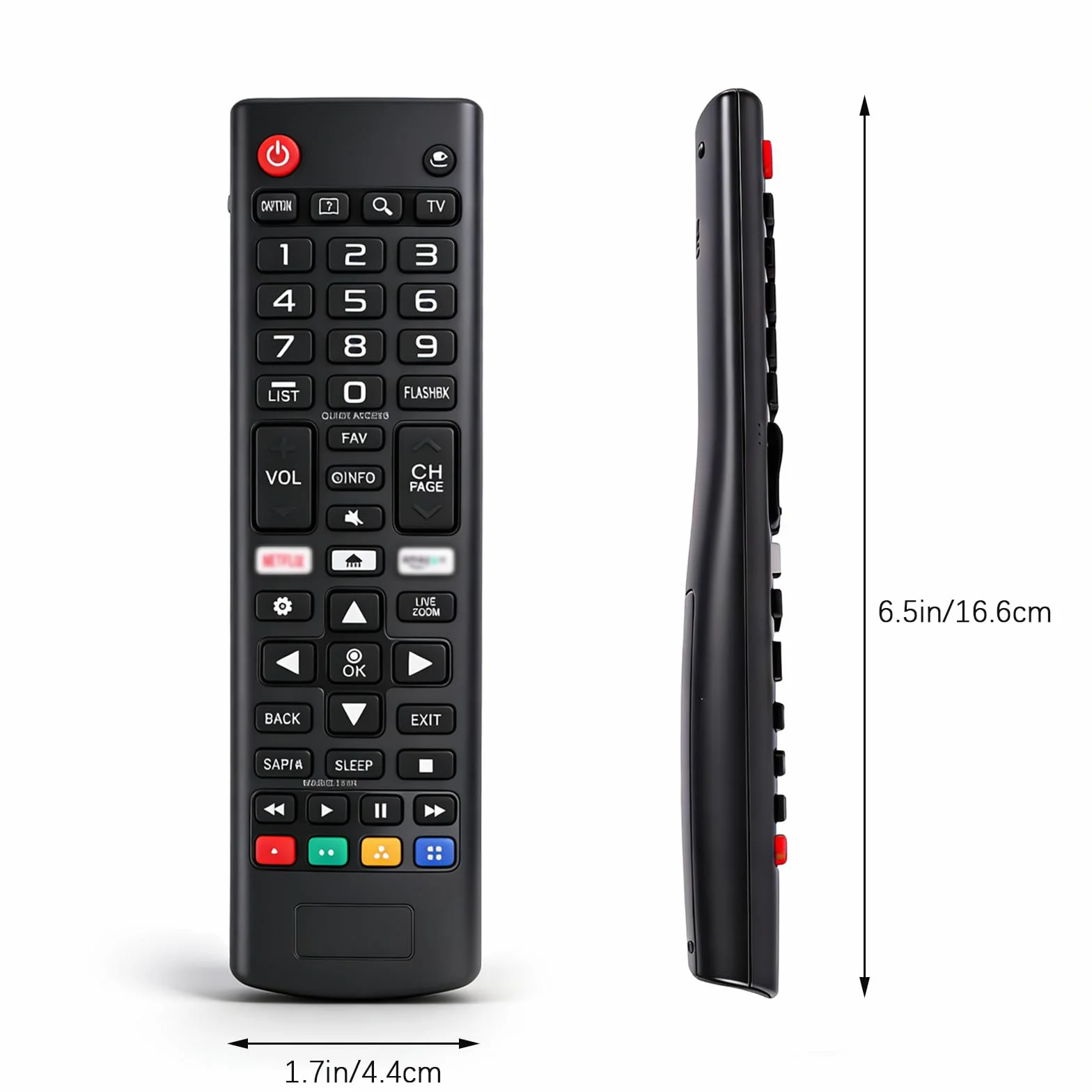 Mando Universal LG Smart TV 3D 4K LC LED QLED, Control Remoto para Netflix, Amazon