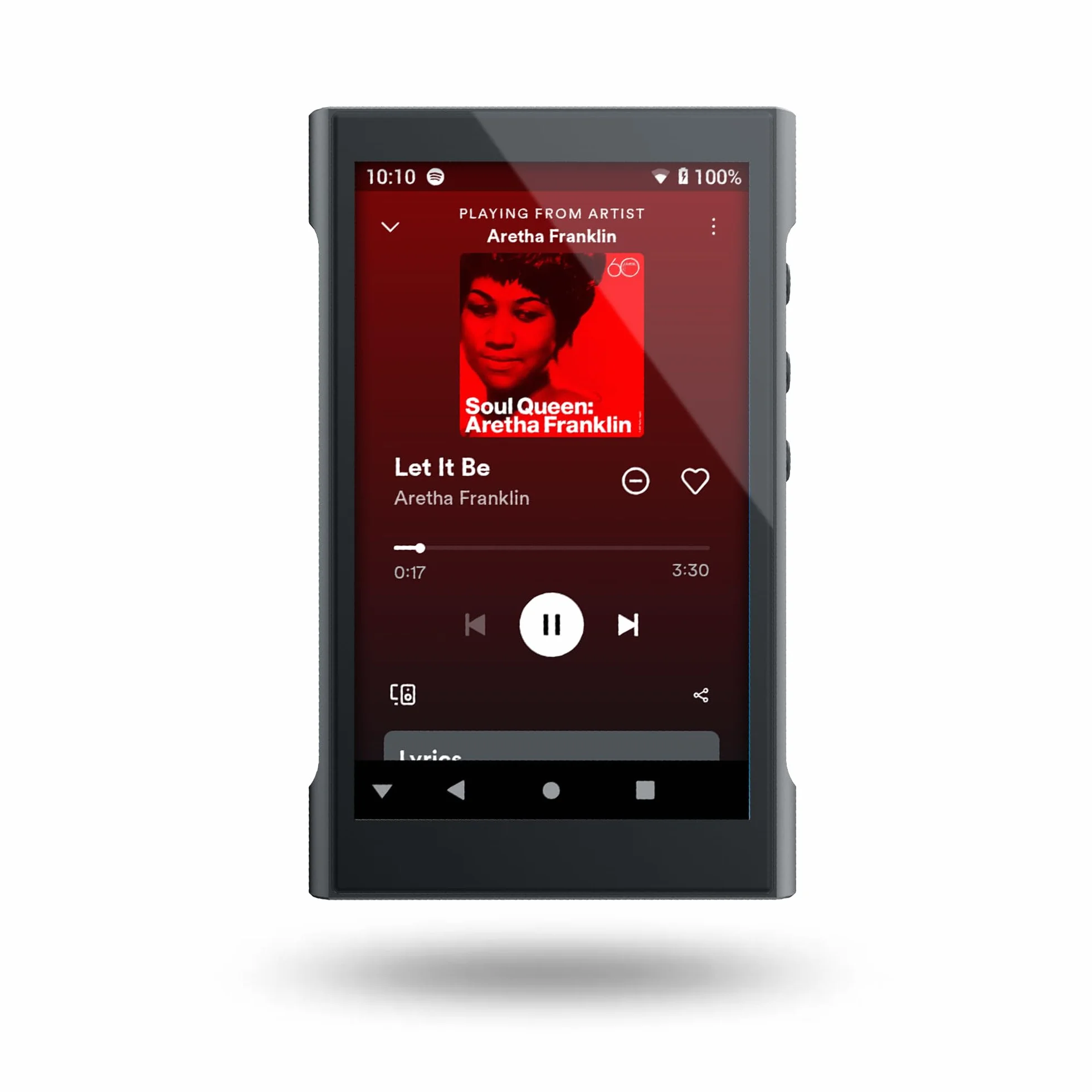 Energy Sistem Stream Go Android Player Reproductor MP4 Bluetooth 5.4 Android 9.0 16GB con MicroSD 128GB Pantalla IPS 4” WiFi Spotify Youtube MP3 Player Portátil